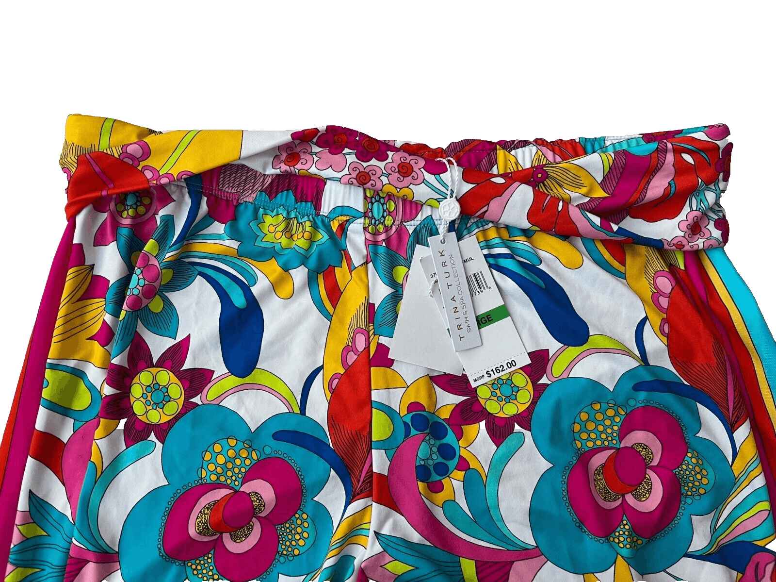 Trina Turk Trina Turk Fontaine Swim Cover Up Pant Floral ( L ) Size 36" / US 14 / IT 50 - 6 Thumbnail