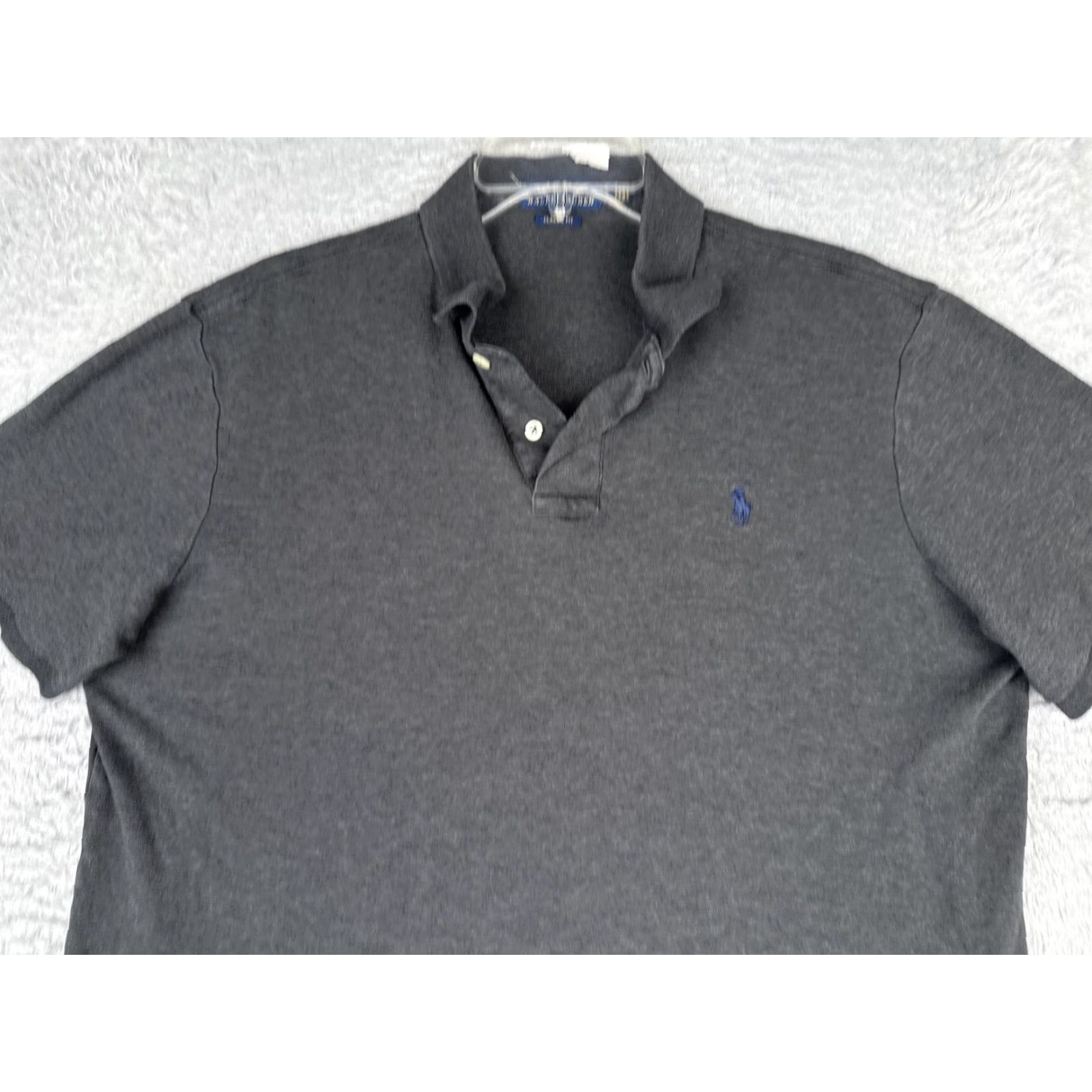 Polo Ralph Lauren Polo Ralph Lauren Polo Shirt Mens Large Gray Classic Fit Cotton Logo Casual Top Size US L / EU 52-54 / 3 - 4 Thumbnail