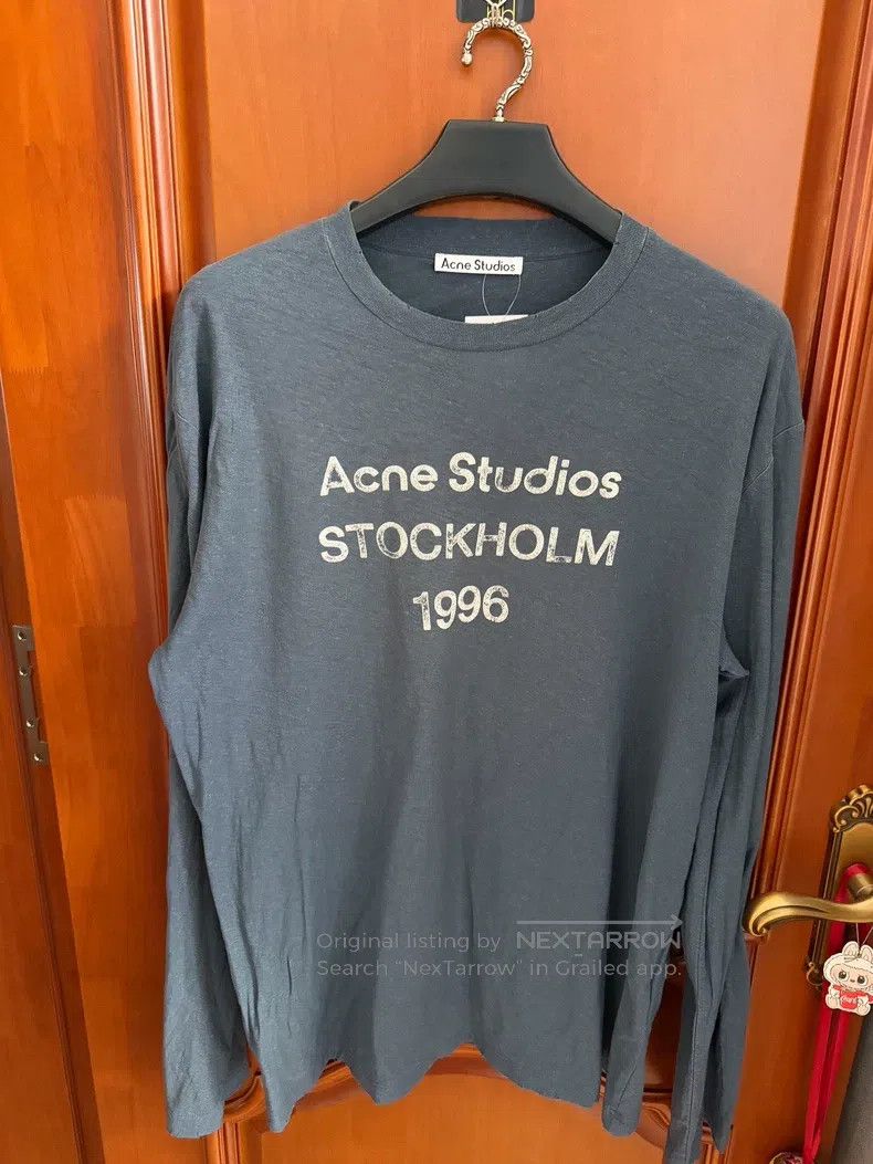 Acne Studios Acne Studios 1996 Series Lettering Printed Long Sleeve Size US L / EU 52-54 / 3 - 1 Thumbnail
