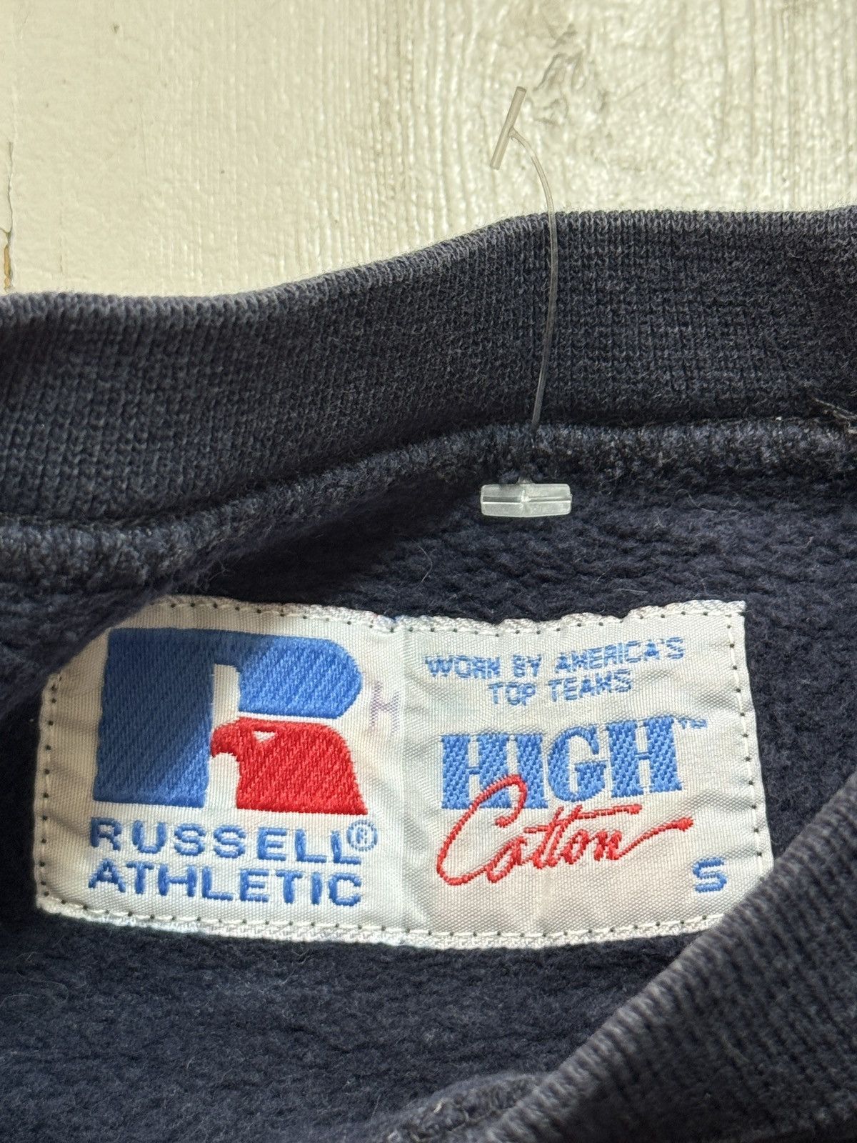 Russell Athletic VINTAGE RUSSELL ATHLETIC 2000s BIG LOGO AMERICAN SWEATSHIRT Size S / US 4 / IT 40 - 4 Thumbnail