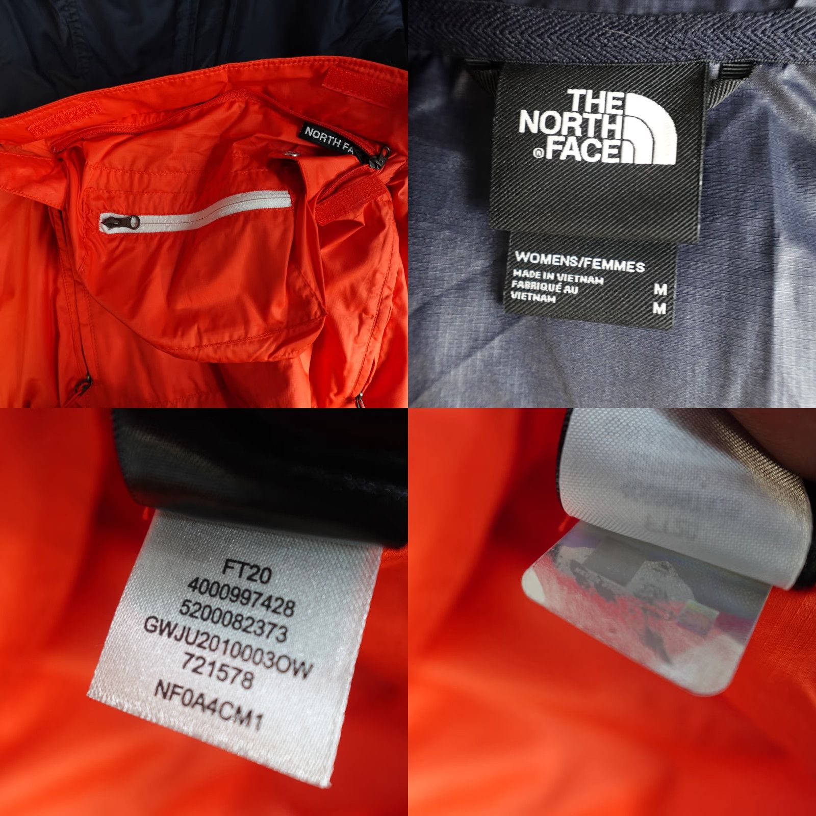 The North Face The North Face Jacket Womens Medium Blue Red USA Anorak Windwall Size M / US 6-8 / IT 42-44 - 8 Thumbnail