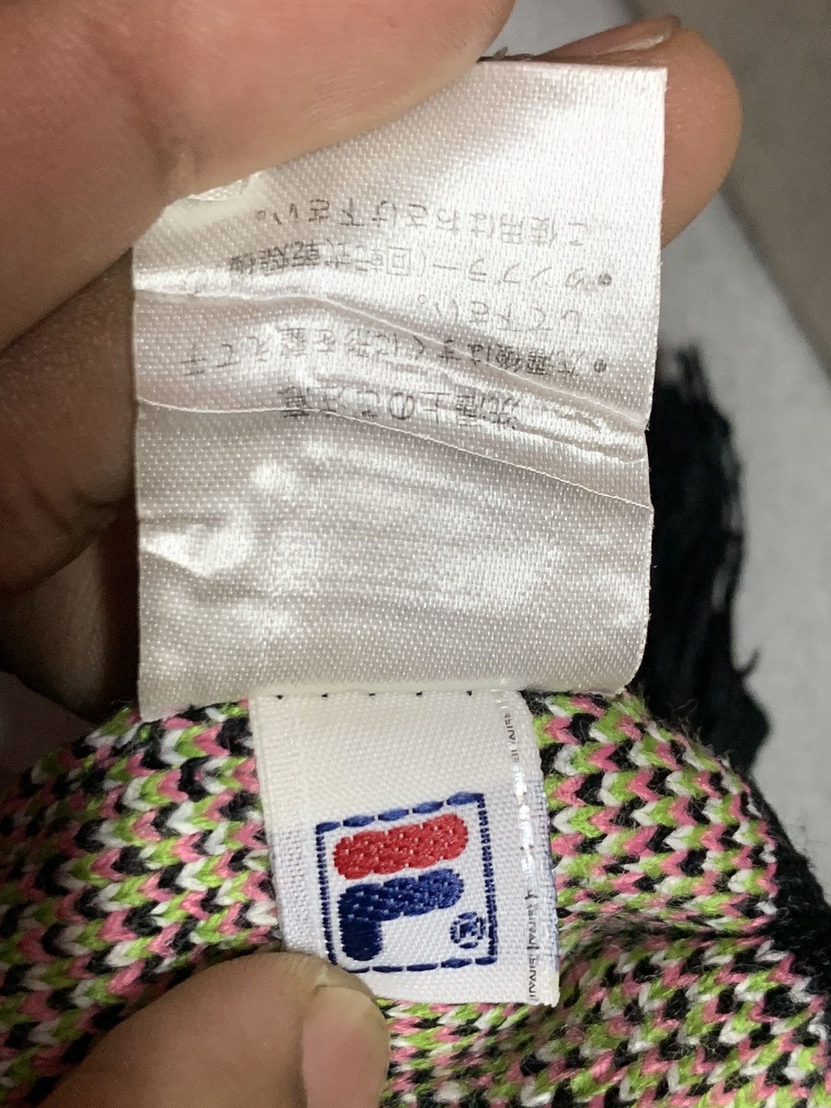 Fila × Vintage Fila Fisherman Beanie Snow Hat Snow Cap -D450 Size ONE SIZE - 8 Thumbnail