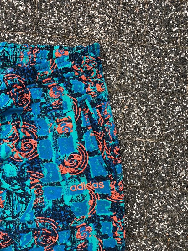 Adidas × Vintage 2in1 Adidas 90s vintage abstract sweatpants + shorts L/XL Size US 36 / EU 52 - 5 Thumbnail