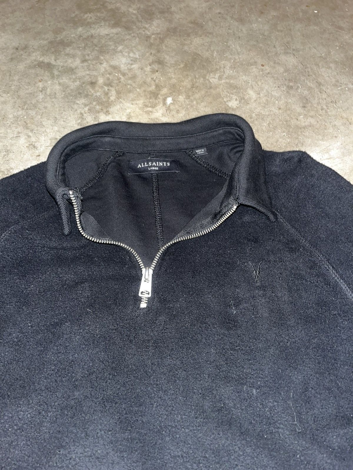 Allsaints Allsaints Quarter Zip Polo Size US L / EU 52-54 / 3 - 2 Thumbnail