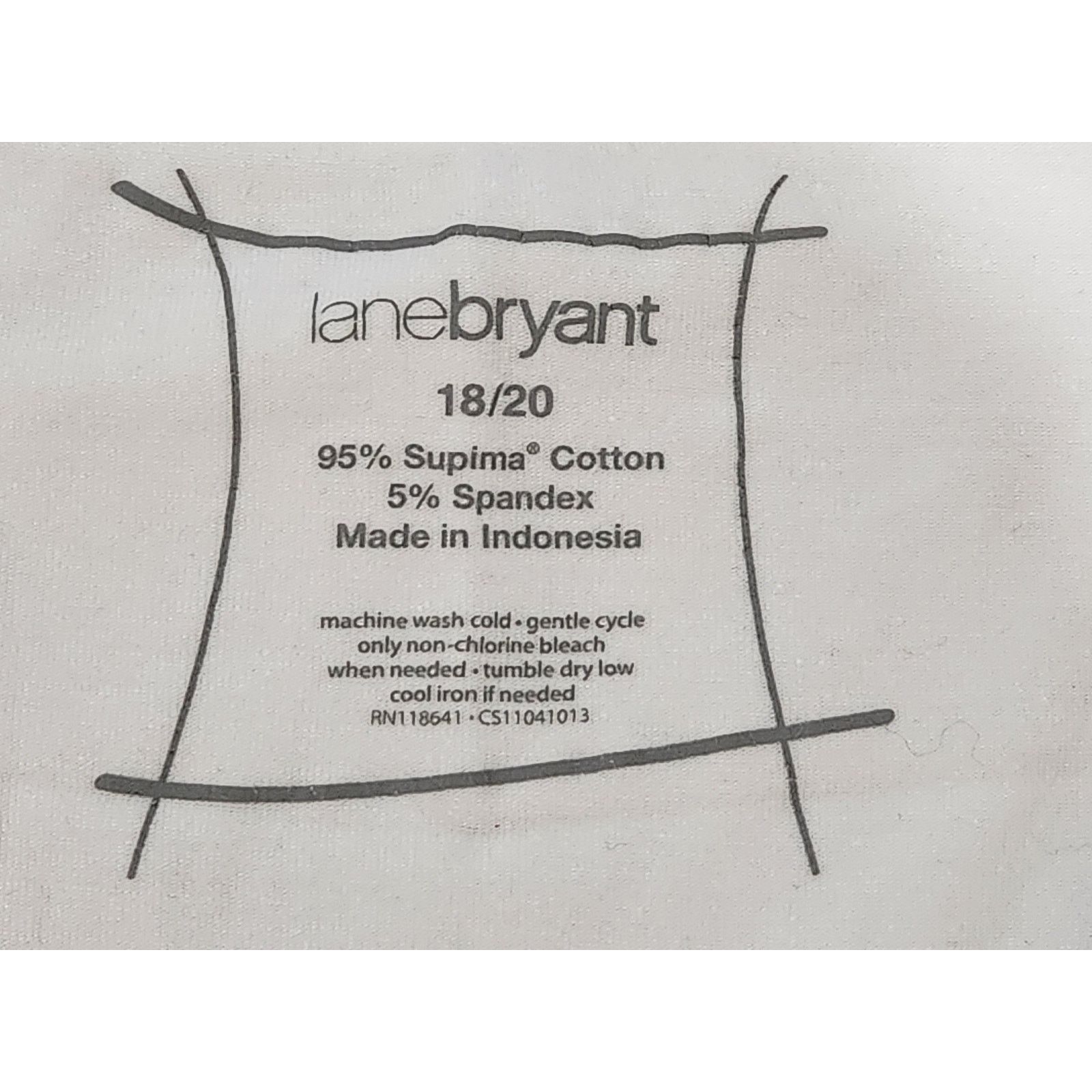 Other Lane Bryant White Adjustable Spaghetti Straps Tank Top 18 20 Size XL / US 12-14 / IT 48-50 - 5 Thumbnail