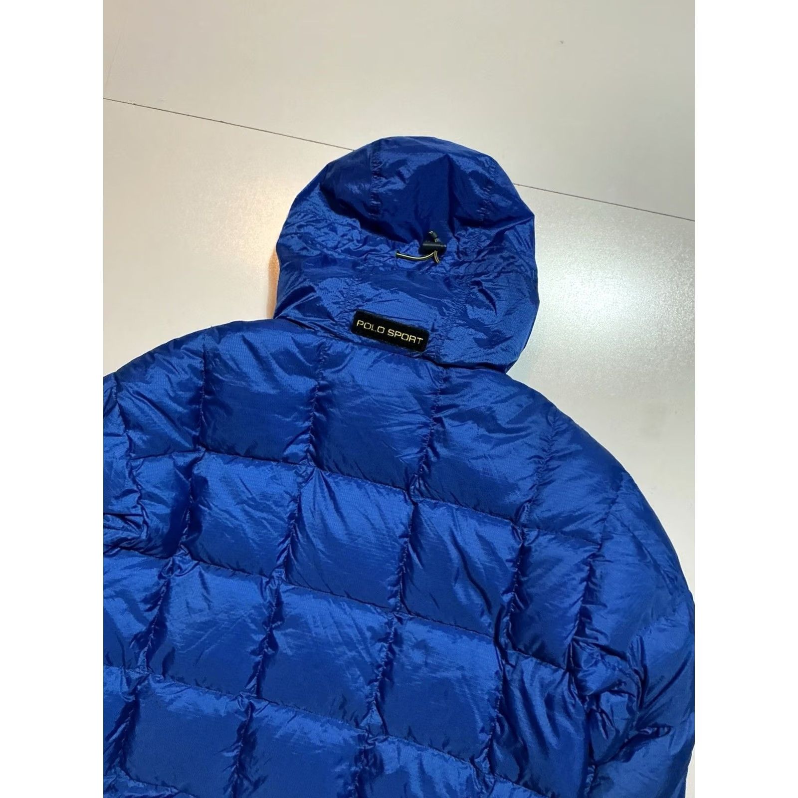 Polo Ralph Lauren VINTAGE Polo Sport Ralph Lauren Down Fill Blue Full Zip Hooded Puffer Jacket MD Size US M / EU 48-50 / 2 - 7 Thumbnail