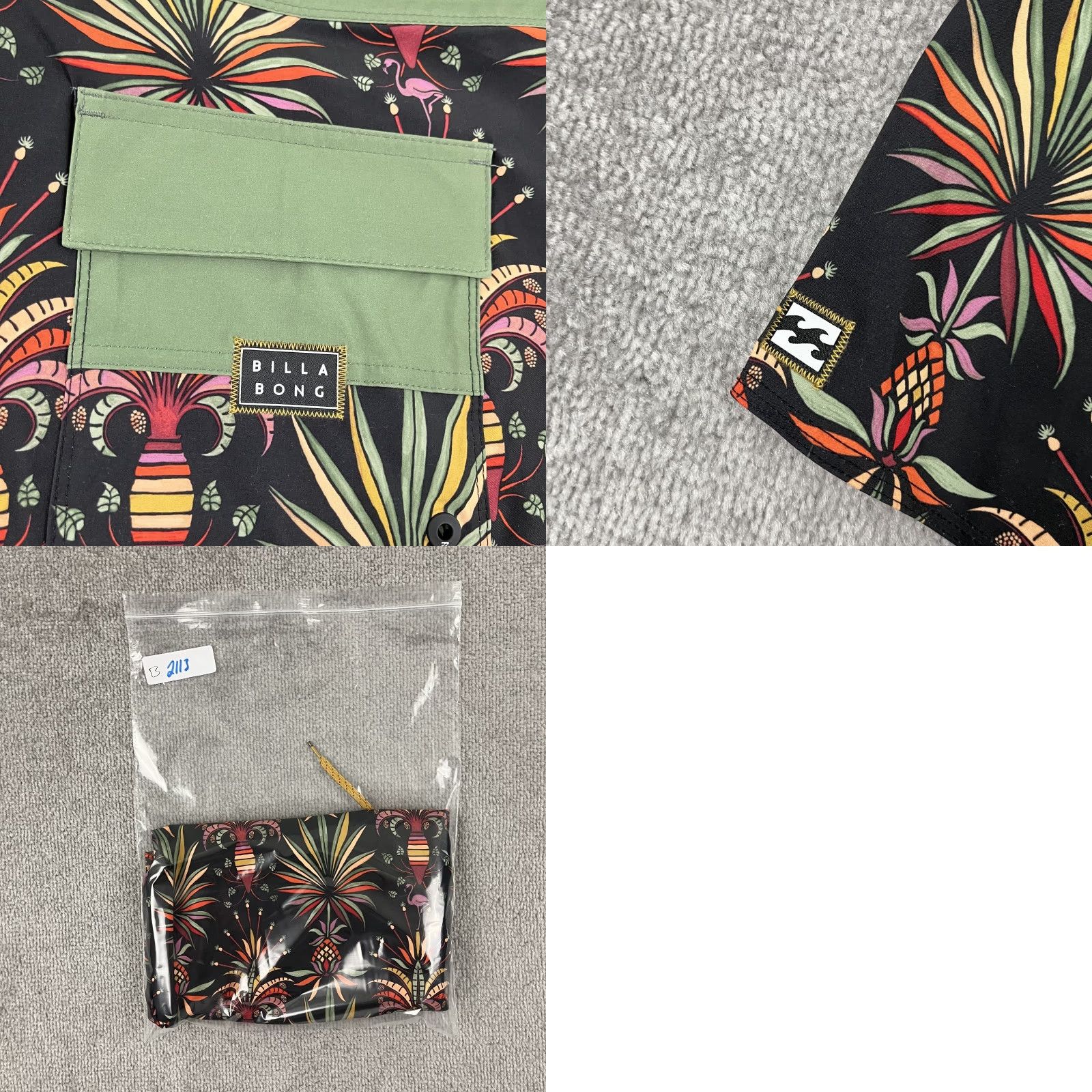 Billabong Billabong Bottom Mens 38 10" Linerless Boardshorts Bermuda Agua Airlite Multicolor Swim Trunks Beach Surfing Size US 38 / EU 54 - 8 Thumbnail