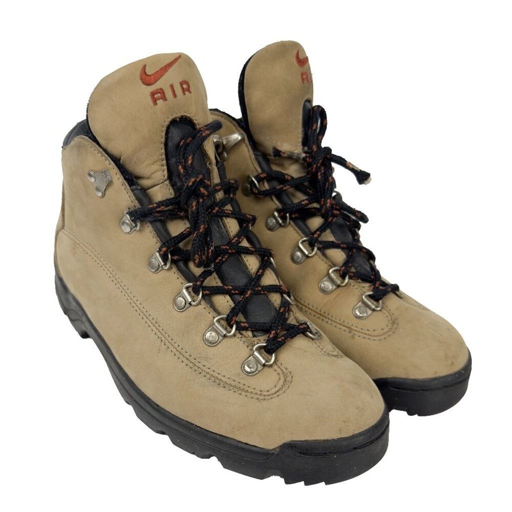 Nike Nike ACG “Air” Womens Hiking Boots Tan Nubuck Defect US 7.5 Size US 8 / IT 38 - 1 Thumbnail