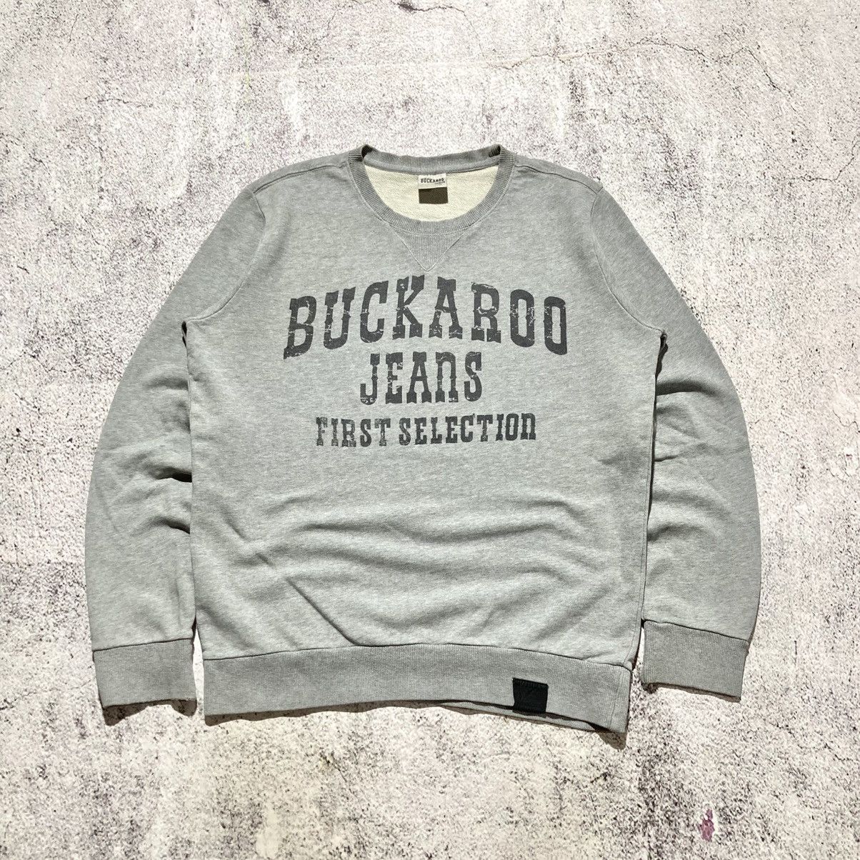 Japanese Brand 2000s Buckaro Jeans Logo Font Poem Crewneck Punk Style Size US L / EU 52-54 / 3 - 1 Thumbnail