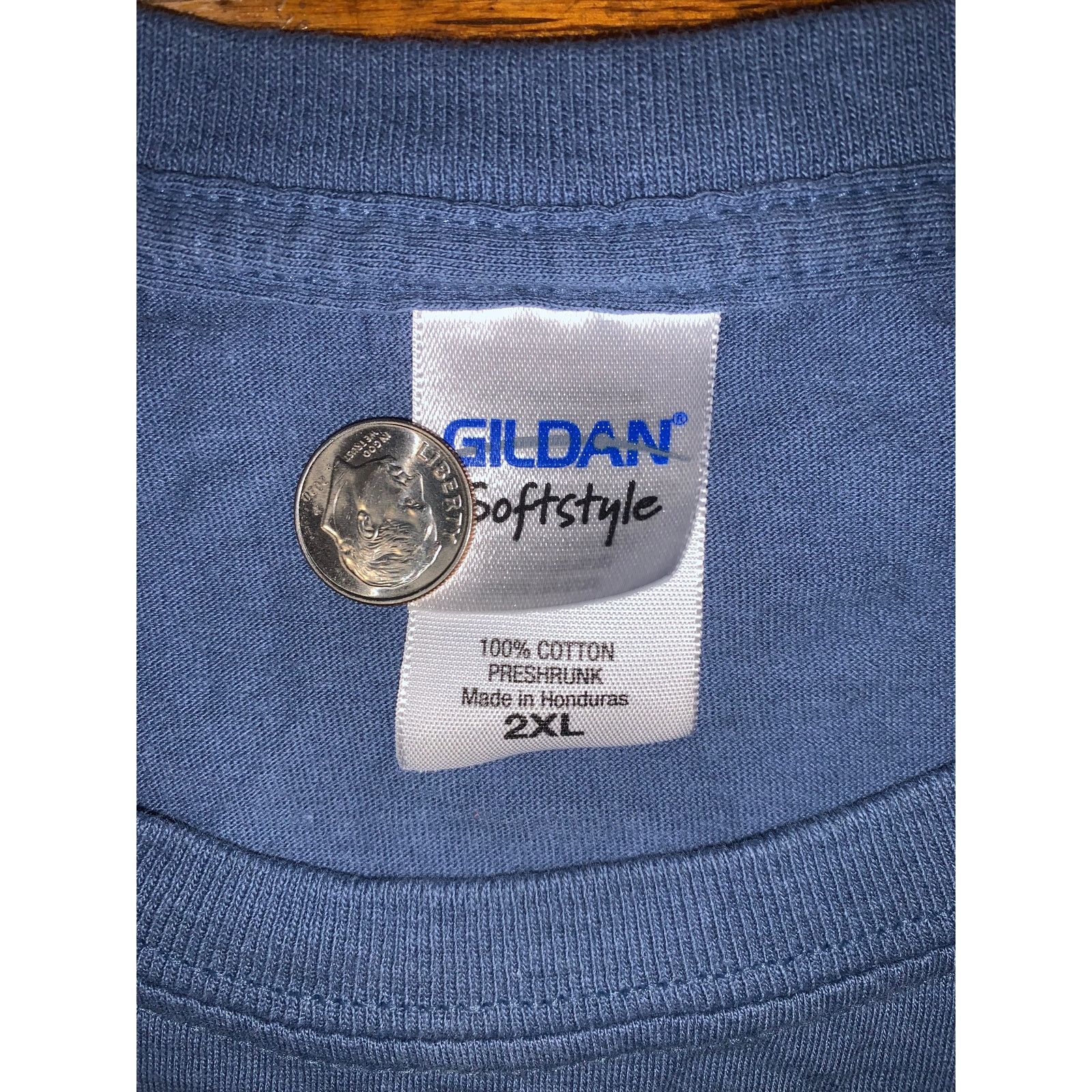 Band Tees × Gildan Kenny Chesney No Shoes Nation Tour 2013 Tee Slate Blue 2XL Size US XXL / EU 58 / 5 - 5 Thumbnail