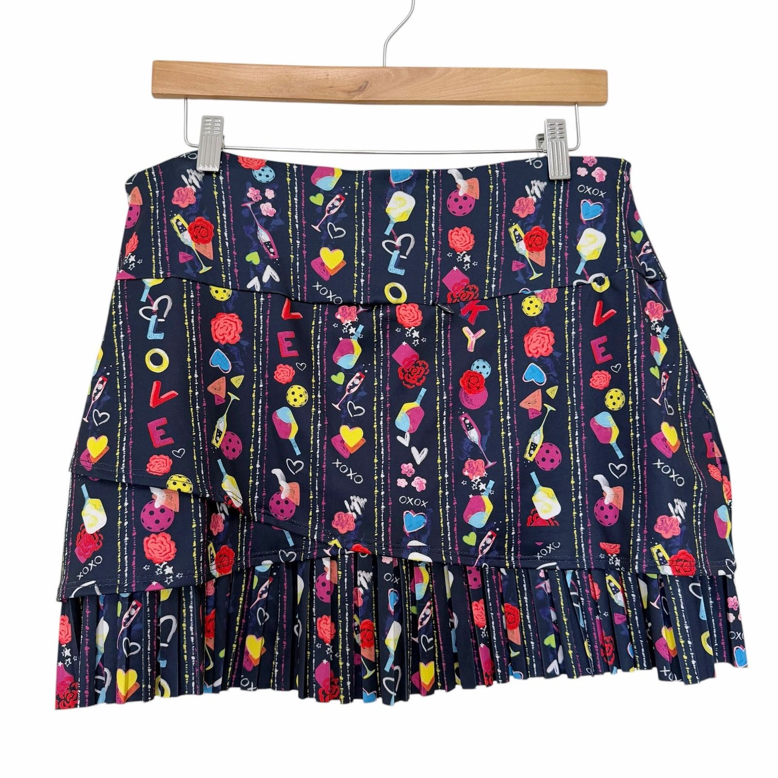 Other Lucky in Love P.S. I Love You Pickleball Skirt Skort Sz L Size 32" / US 10 / IT 46 - 5 Thumbnail