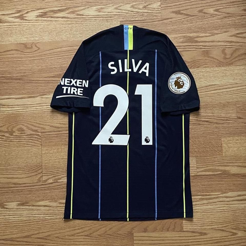 NIKE - Manchester City 18/19 【David Silva 】 Nike Manchester City David Silva 2018 19 player version away