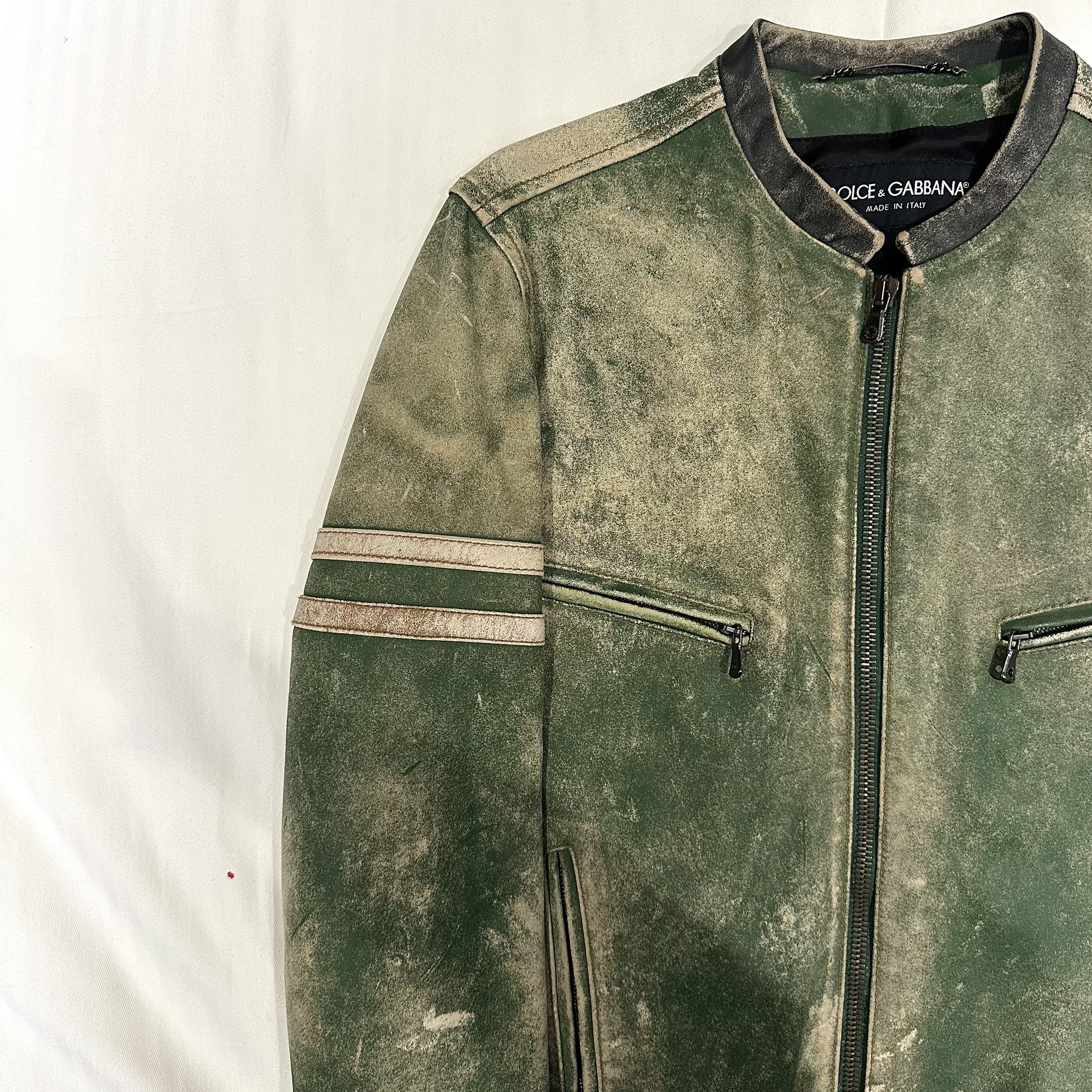 Dolce & Gabbana Dolce & Gabanna Archive Horse Leather Biker Jacket Size US M / EU 48-50 / 2 - 3 Thumbnail
