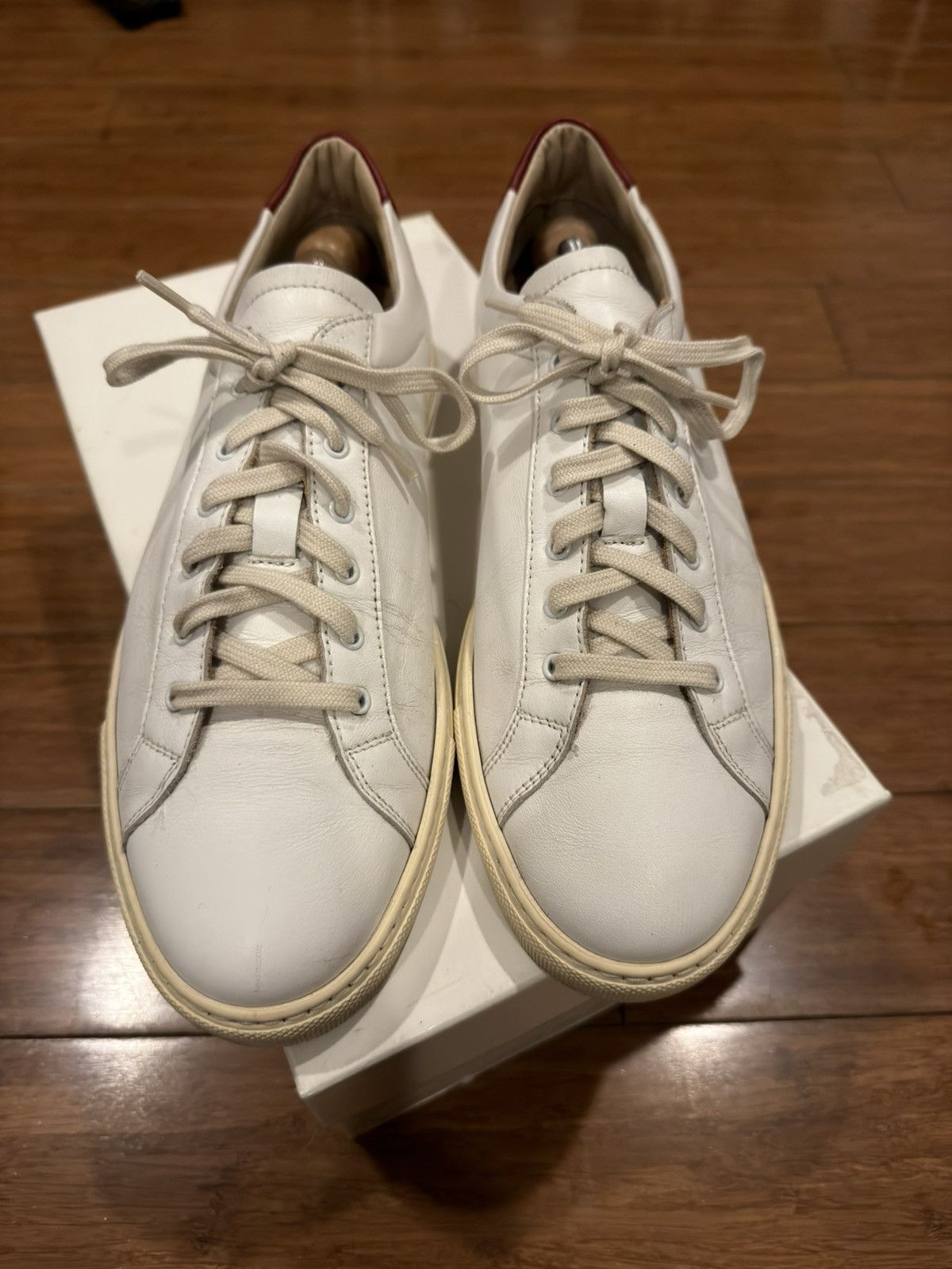 Common Projects Common projects achillies retro low white/red Size US 8 / EU 41 - 7 Thumbnail