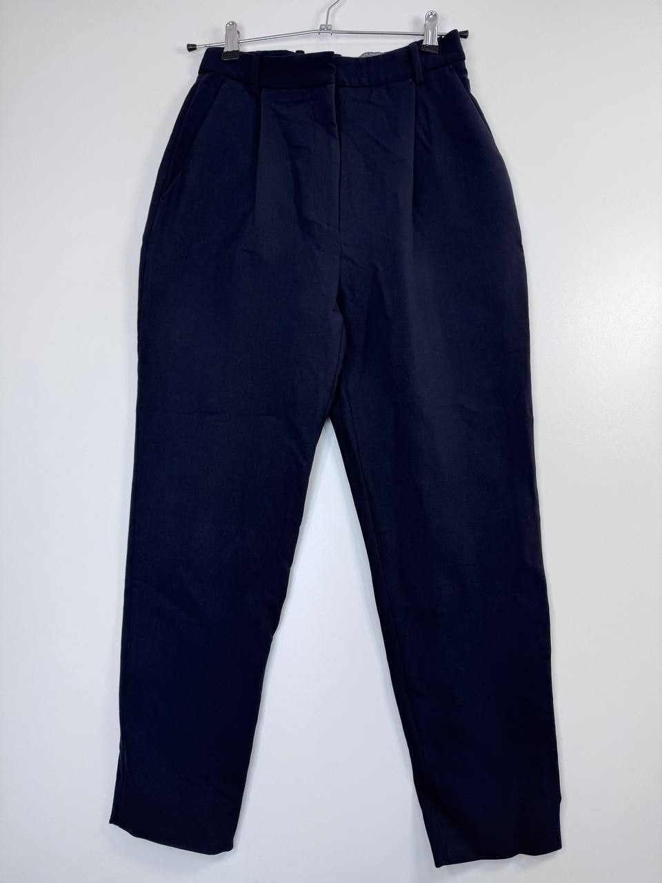 Alexander McQueen Alexander McQueen Women Tailored Trousers Navy Blue Italy 40 Size 27" / US 4 / IT 40 - 1 Thumbnail