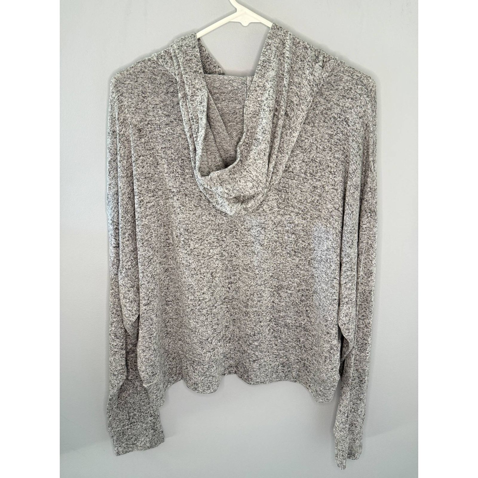 Old Navy Old Navy Oversized Plush-Knit Hoodie Set Green/Gray L Size L / US 10 / IT 46 - 8 Thumbnail