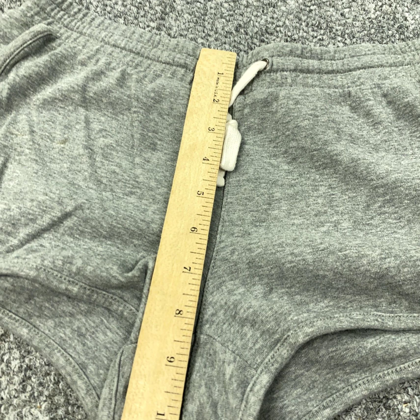 Madewell Madewell Shorts Womens Small Gray Fleece Lounge Drawstring Elastic Waist Casual Size 28" / US 6 / IT 42 - 5 Thumbnail