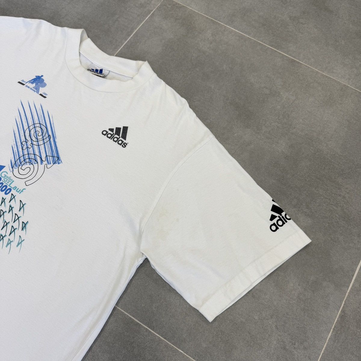Adidas × Vintage Vintage Adidas Ryffel Running Greifenseelauf T-Shirt Size M Size US M / EU 48-50 / 2 - 8 Thumbnail