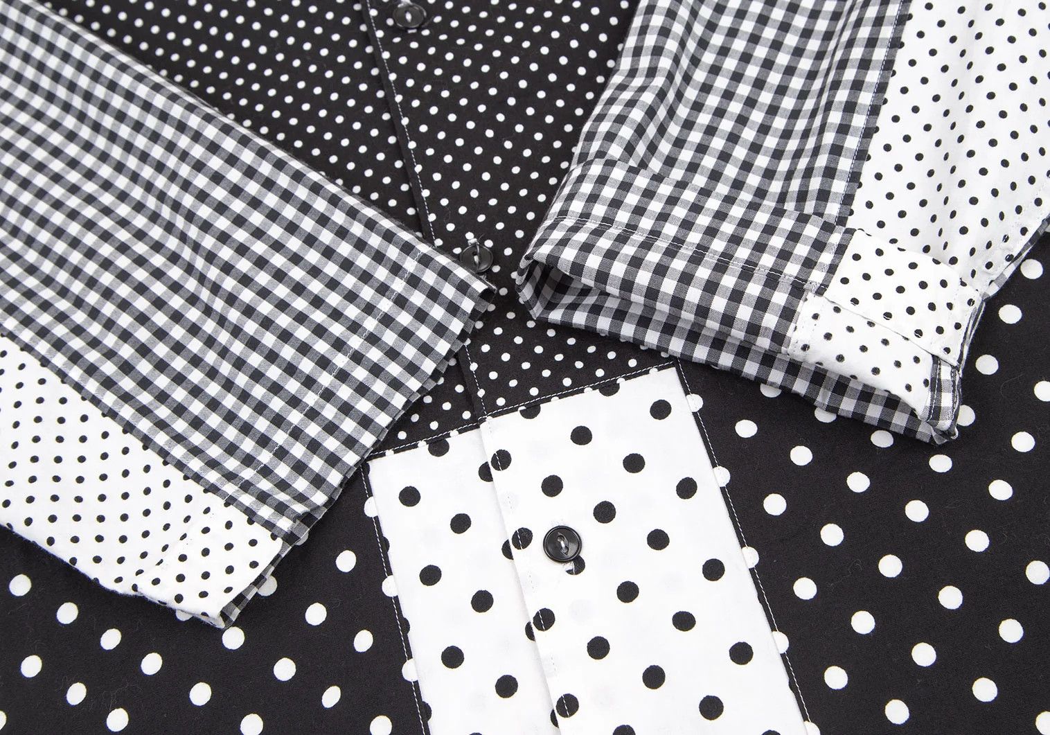 Ganryu Black and White Gingham Check Shirt Size S Size US S / EU 44-46 / 1 - 6 Thumbnail