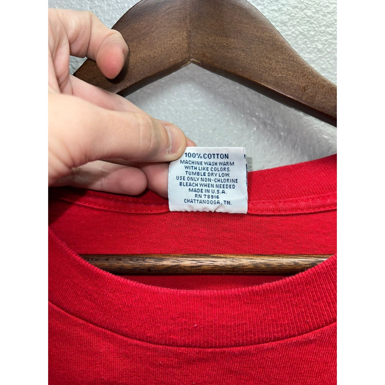 Vintage 1996 Vintage Christmas Tree Star Family Red Shirt 90s VTG XL Size US XL / EU 56 / 4 - 7 Thumbnail