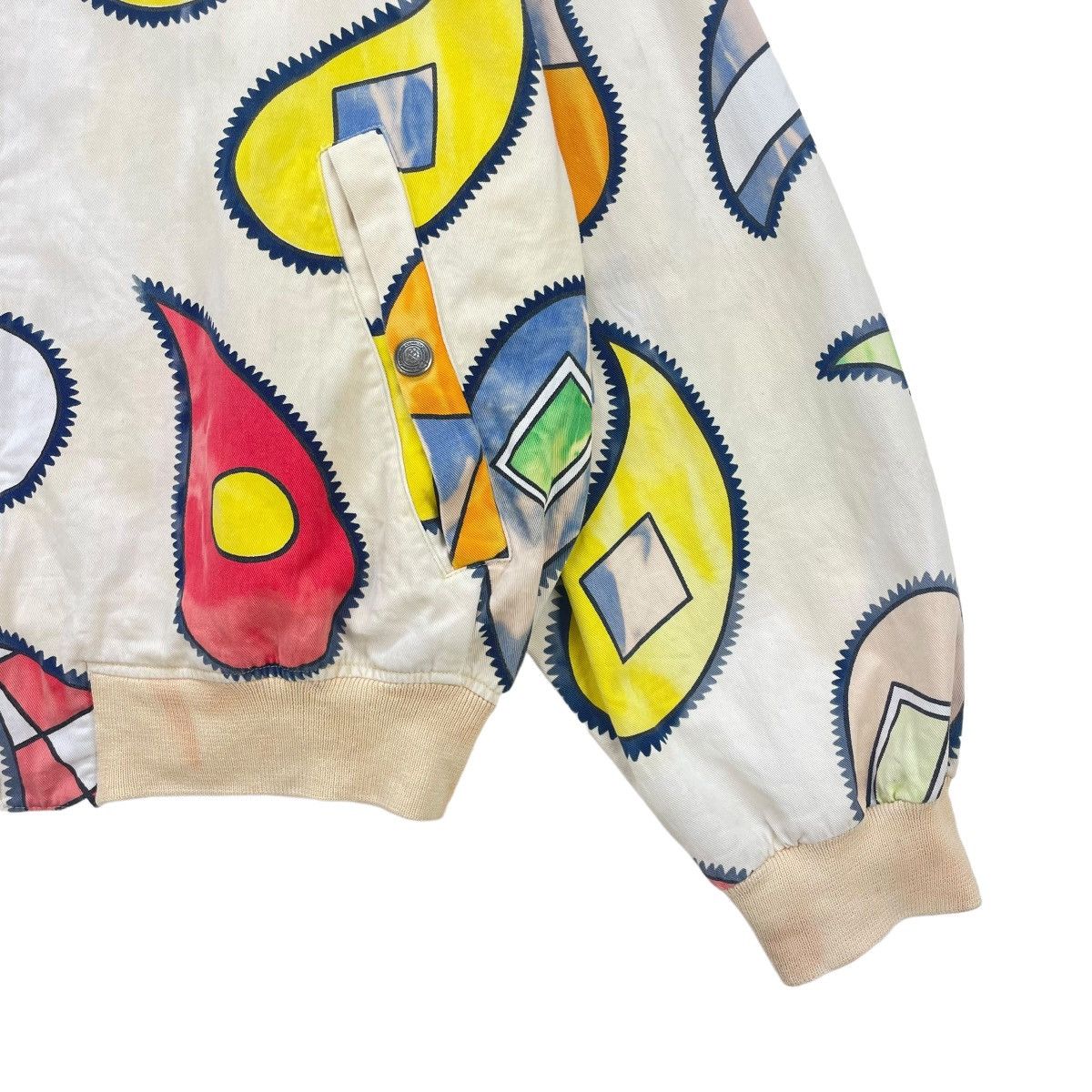 Jean Charles De Castelbajac × Vintage 💥Vtg Castelbajec Euro Paisley Nation Flag Bomber Jacket Size US XL / EU 56 / 4 - 6 Thumbnail