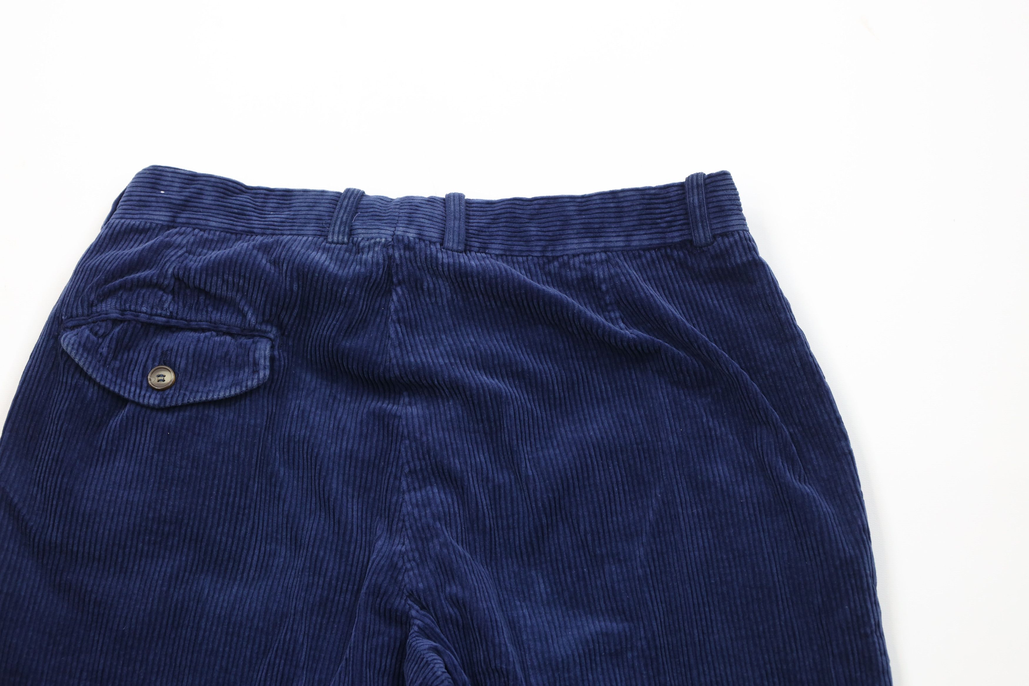 Vintage Vintage 70s Streetwear Flared Wide Leg Corduroy Chino Pants Size US 32 / EU 48 - 9 Thumbnail