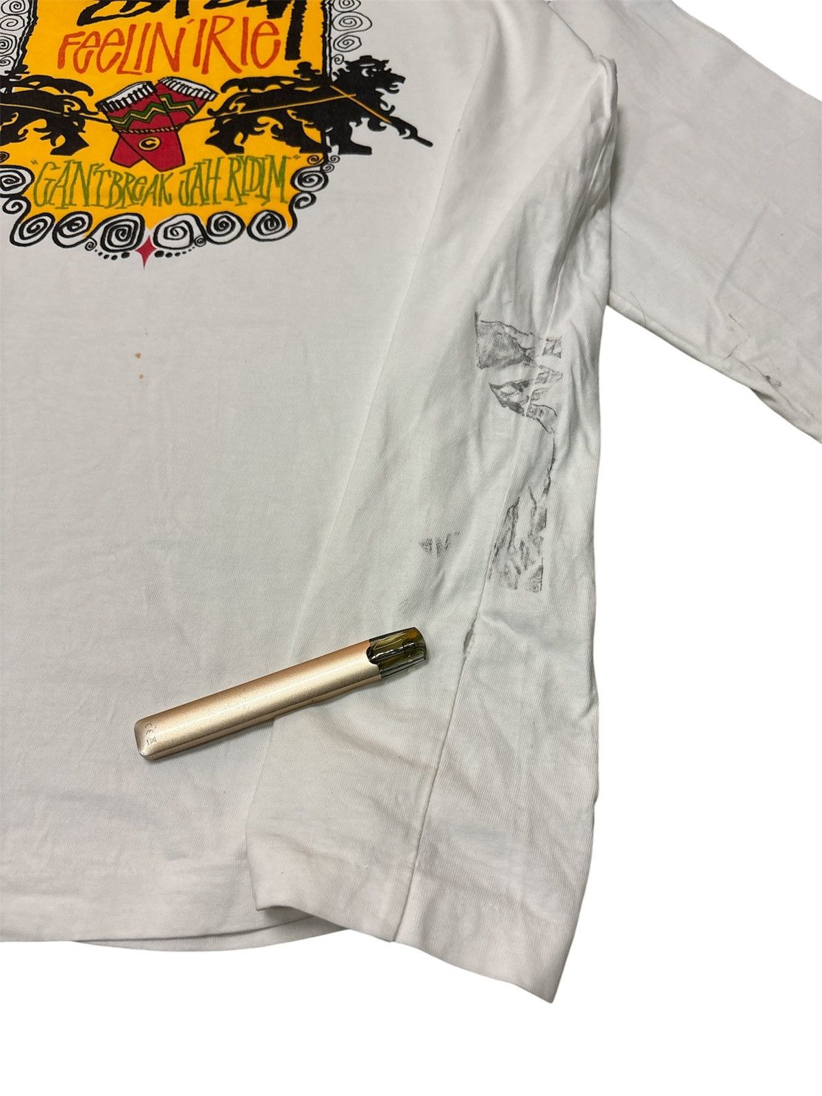 Stussy 💥RARE💥VINTAGE STUSSY FEELIN IRIE LONGSLEEVE 🔥 Size US XL / EU 56 / 4 - 7 Thumbnail