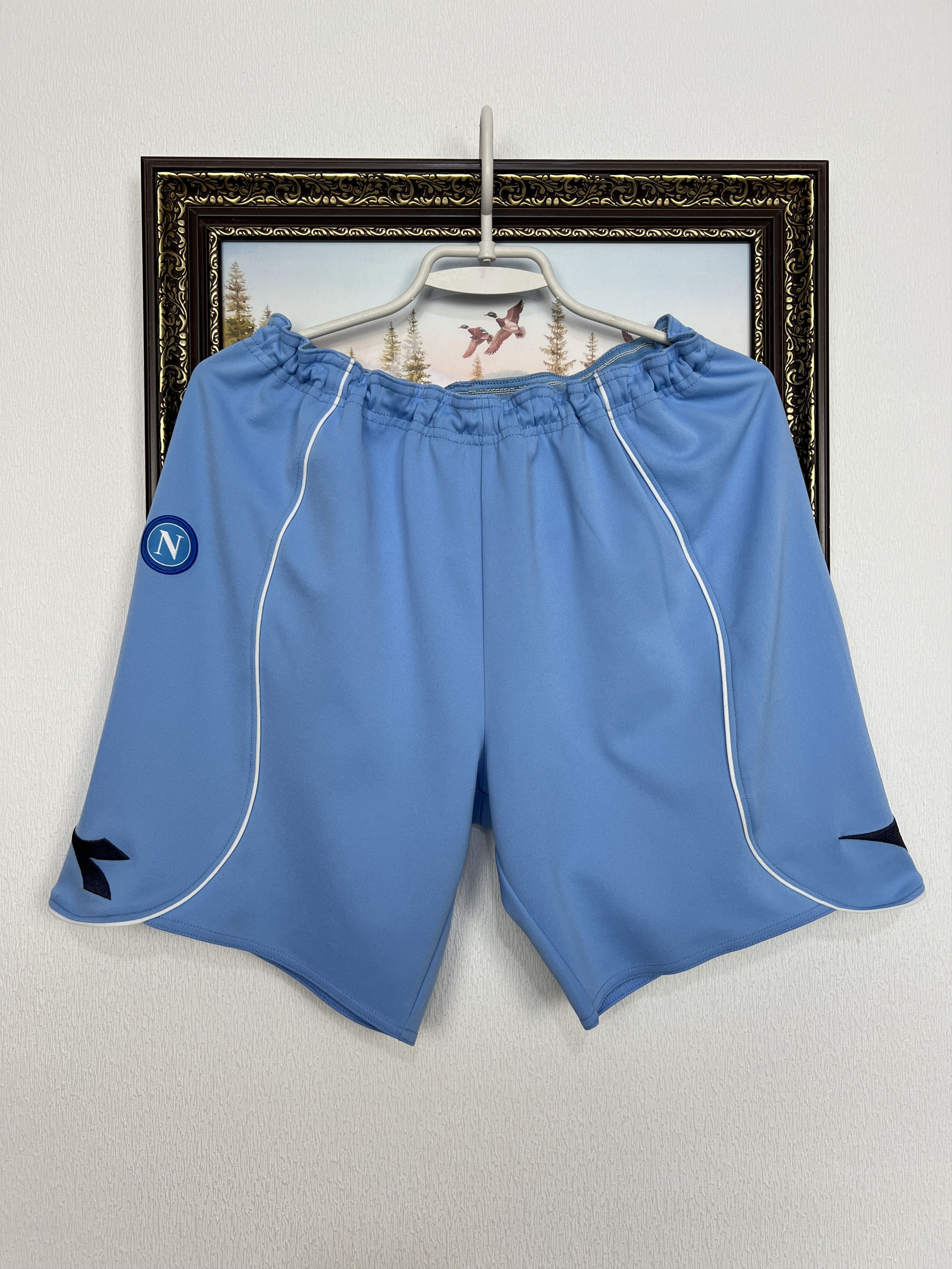 Nike Vintage Diadora Napoli Football Shorts Soccer Athletic Rare Size US 34 / EU 50 - 1 Thumbnail