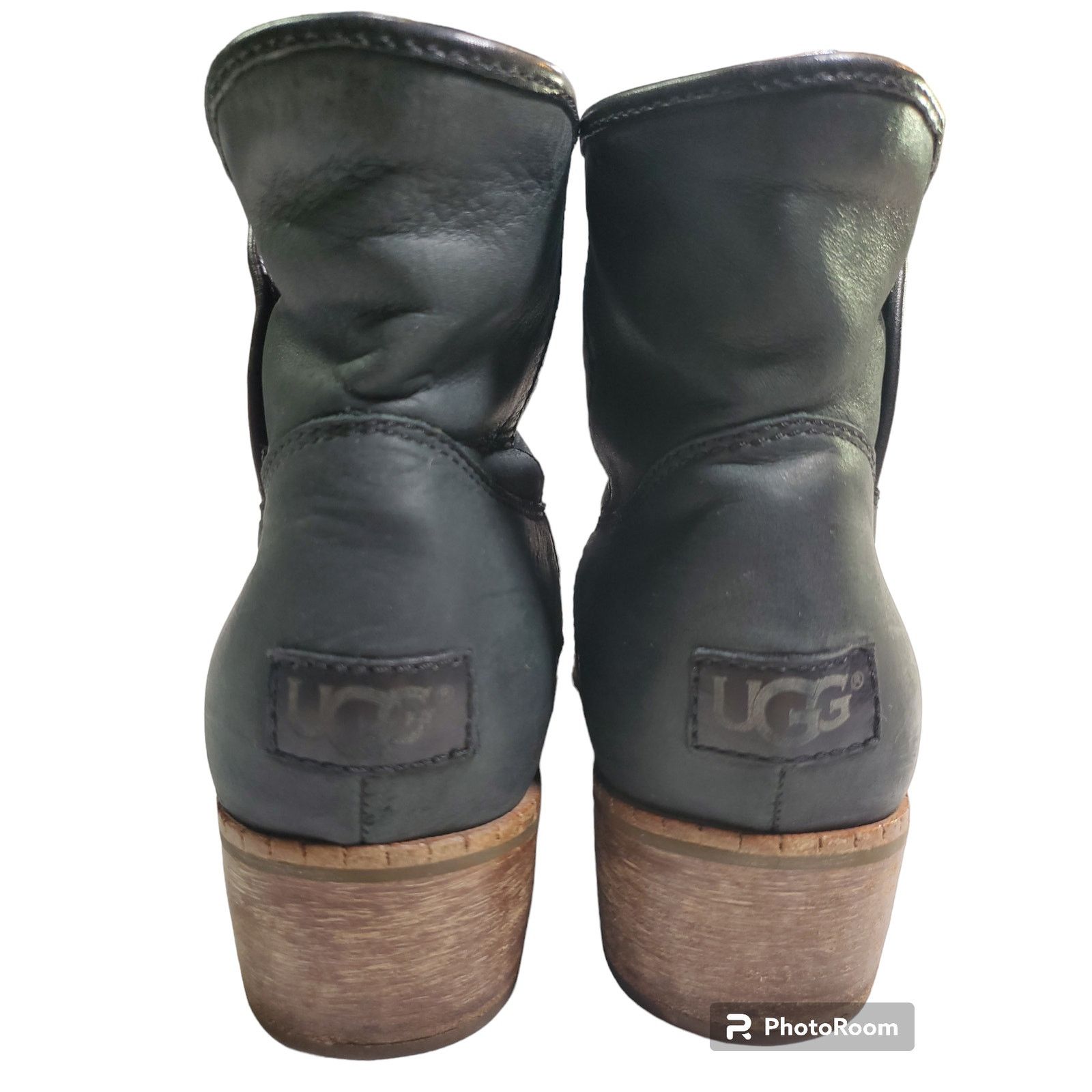 Ugg UGG | Slip on Darling Ankle Boots in Black/Grey| Size 9 Size US 9 / IT 39 - 5 Thumbnail
