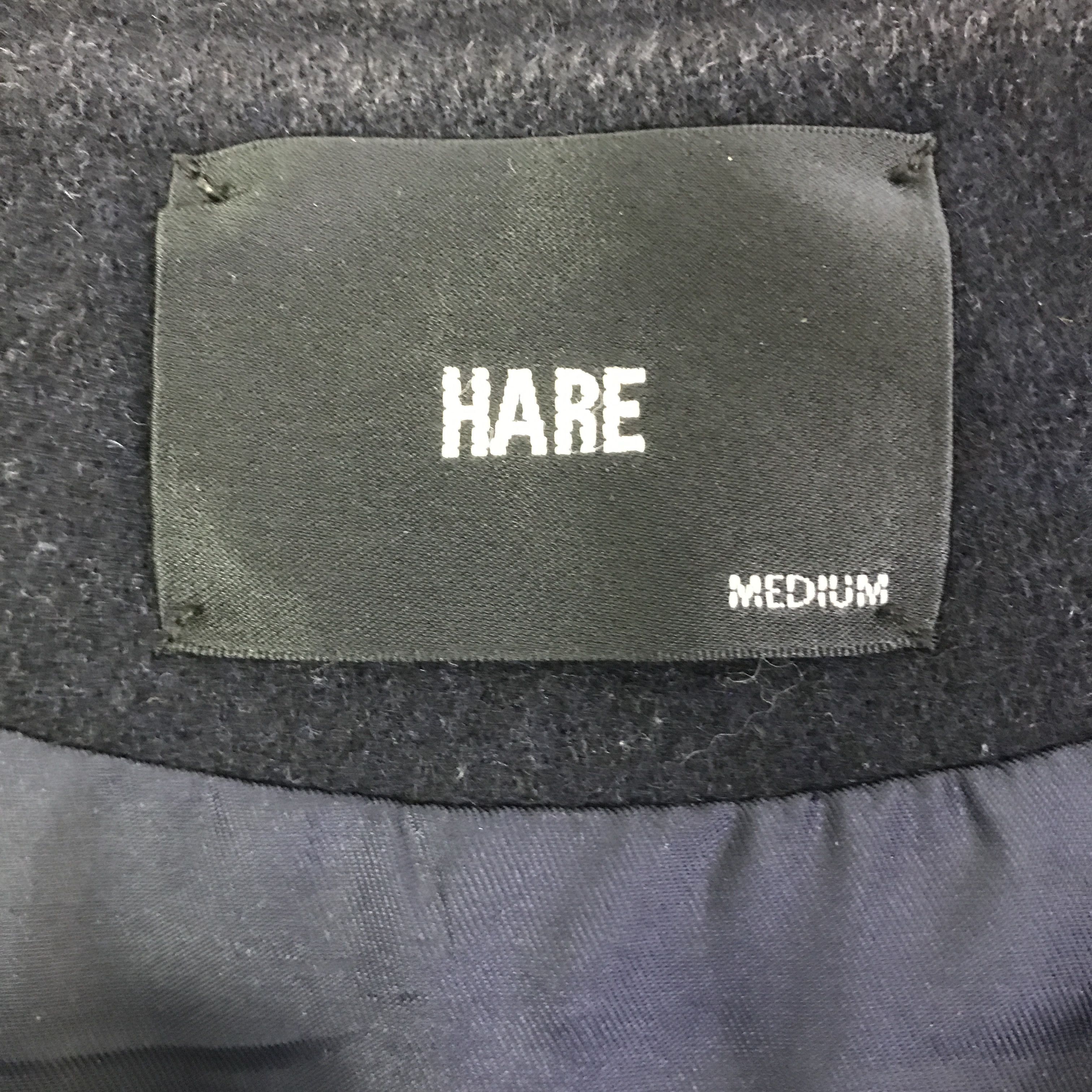 HARE HARE LEATHER SLEEVE JACKET K121B7 Size US M / EU 48-50 / 2 - 9 Thumbnail