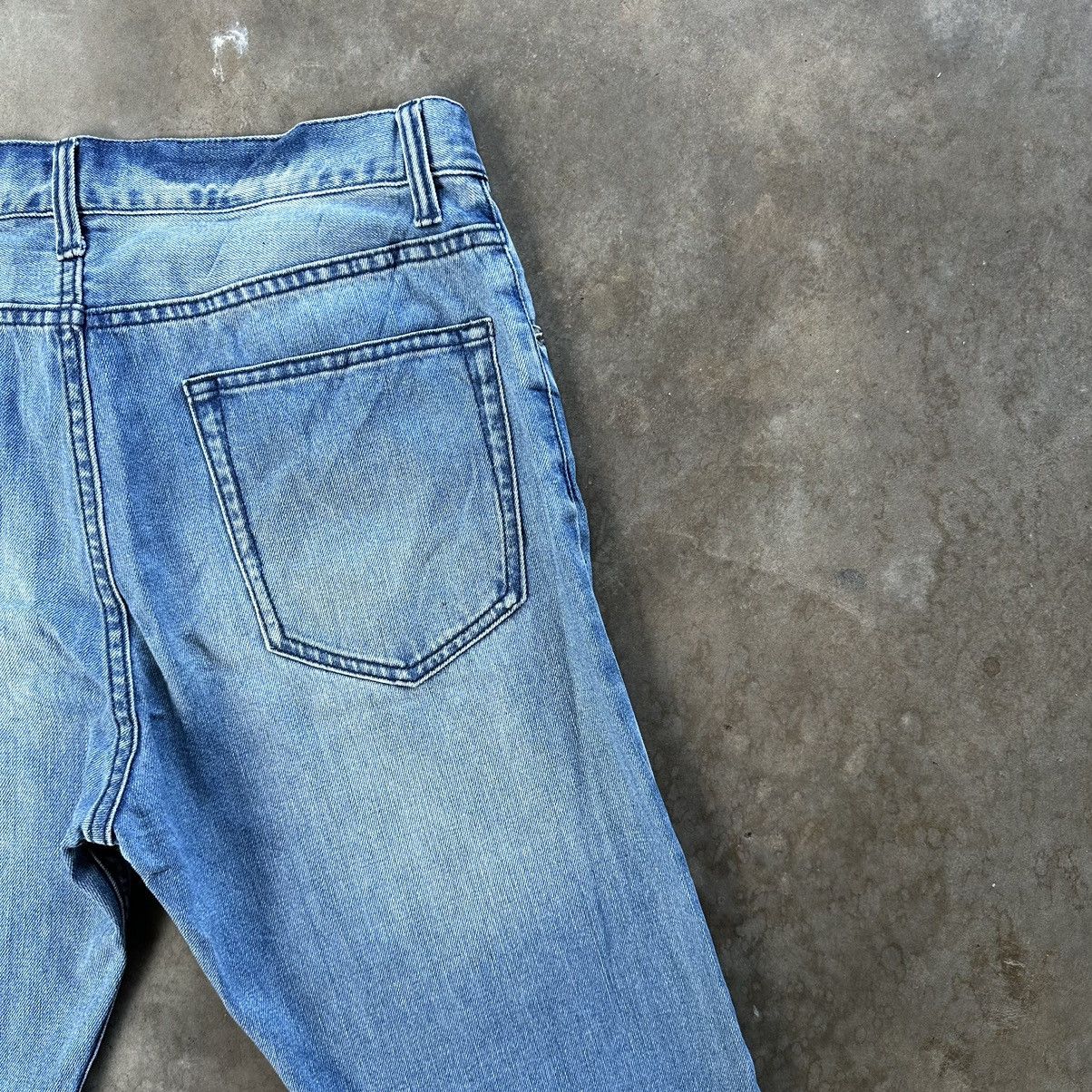 Japanese Brand Vintage Rageblue Faded Jean Distressed Denim Pant W31 Size US 31 - 13 Thumbnail