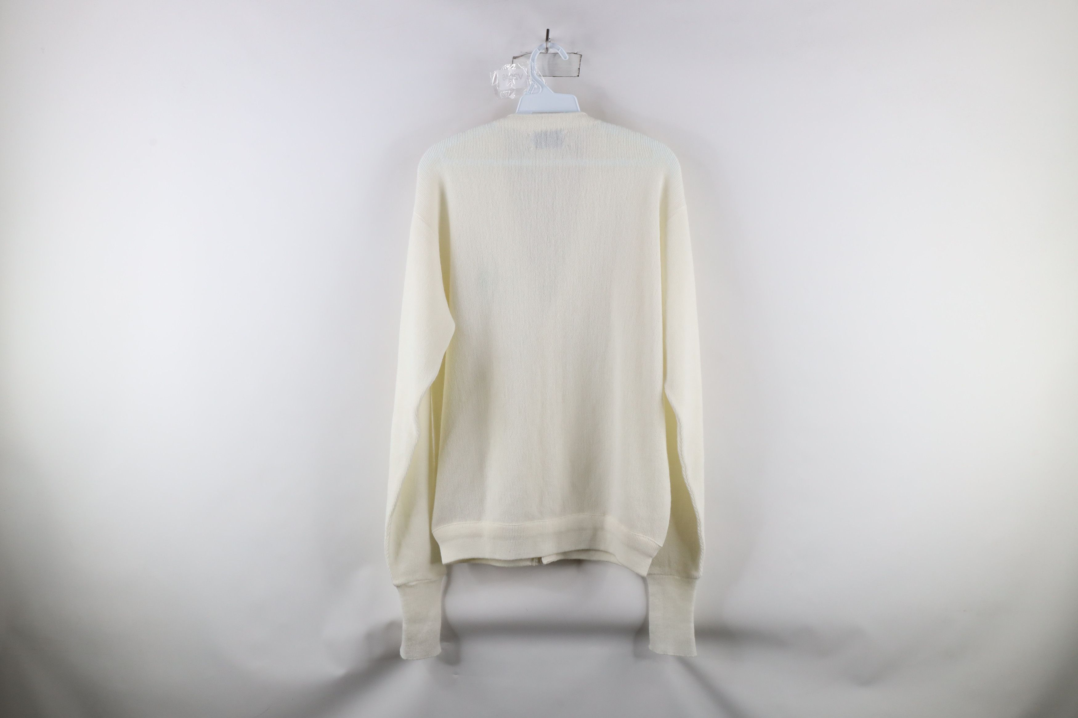 Vintage Vinage 70s Streetwear Paper Knit Cardigan Sweater USA Size US M / EU 48-50 / 2 - 6 Thumbnail