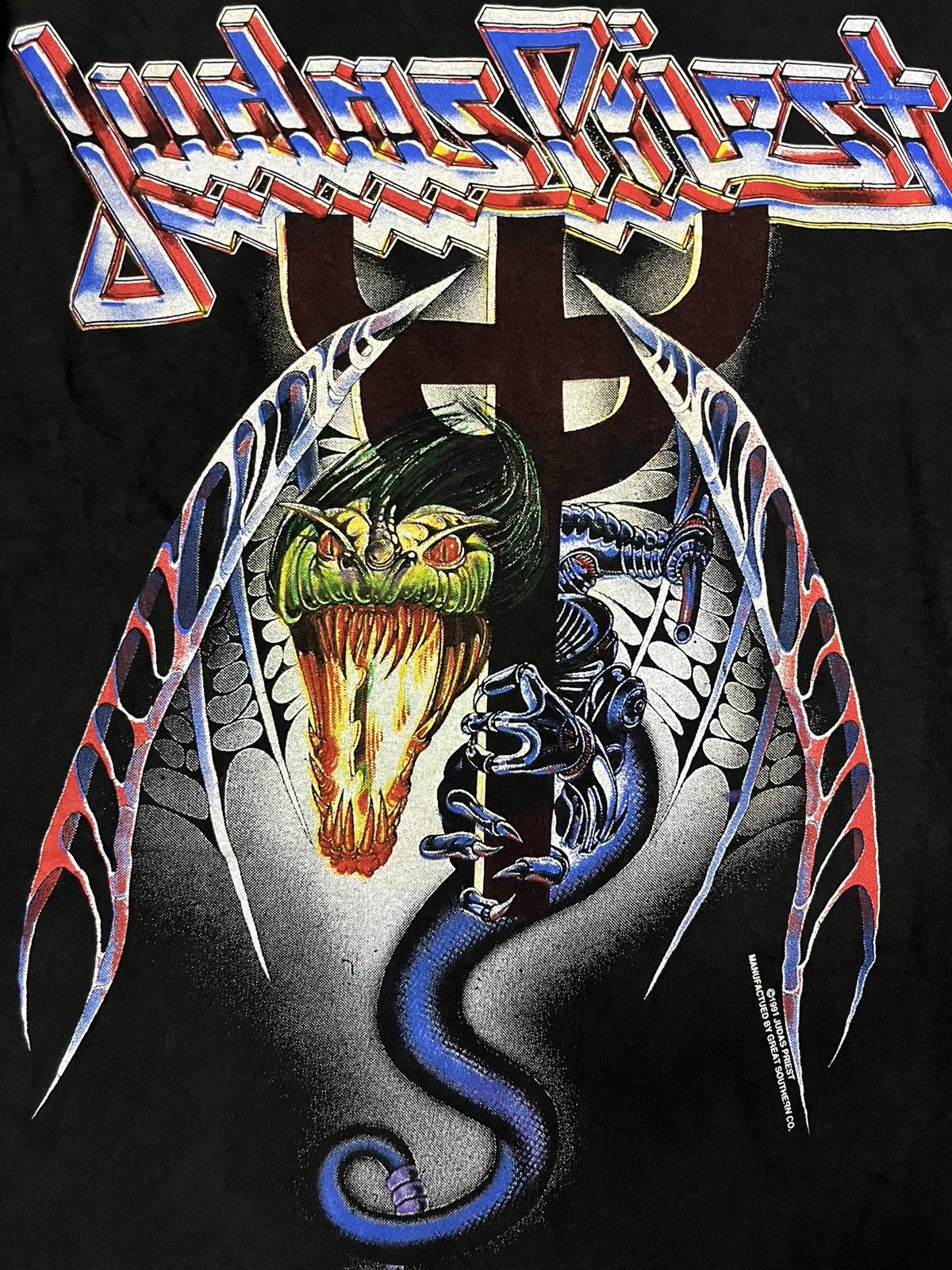Band Tees Vintage Judas Priest 90s t shirt Size US XL / EU 56 / 4 - 3 Thumbnail