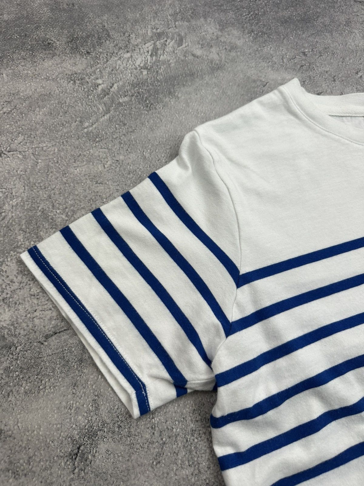 Sezane Sezane Paris Amour T-Shirt Blue Striped White Tee Size S Size S / US 4 / IT 40 - 6 Thumbnail