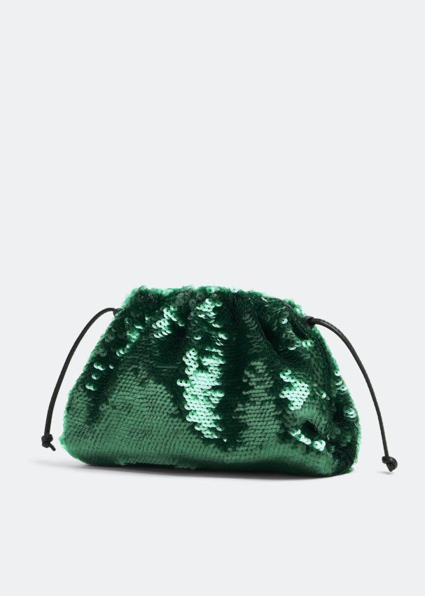 Bottega Veneta o1n1vont1124 Size: OS / Mini Pouch in Dark Green Size ONE SIZE - 3 Thumbnail