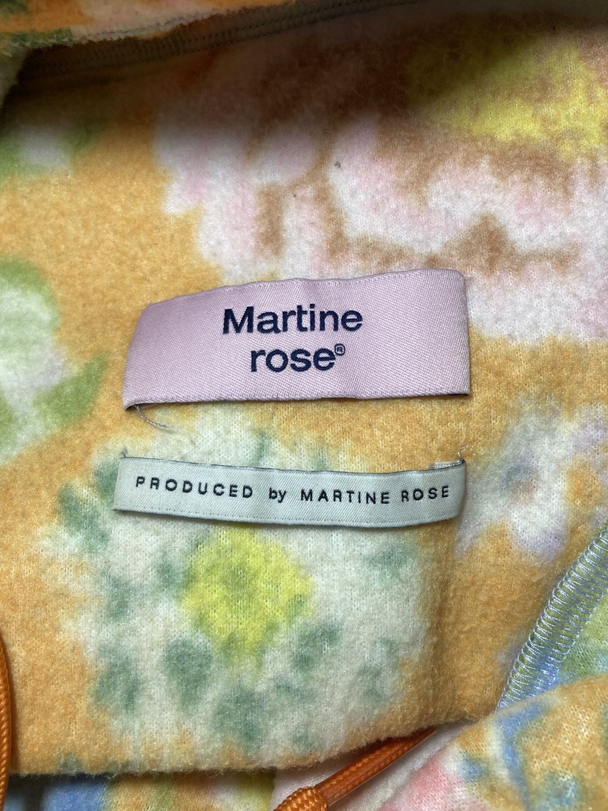 Martine Rose SS21 Martine Rose Floral Sweatshorts Shorts Orange 2021 MR Size US 28 / EU 44 - 4 Thumbnail