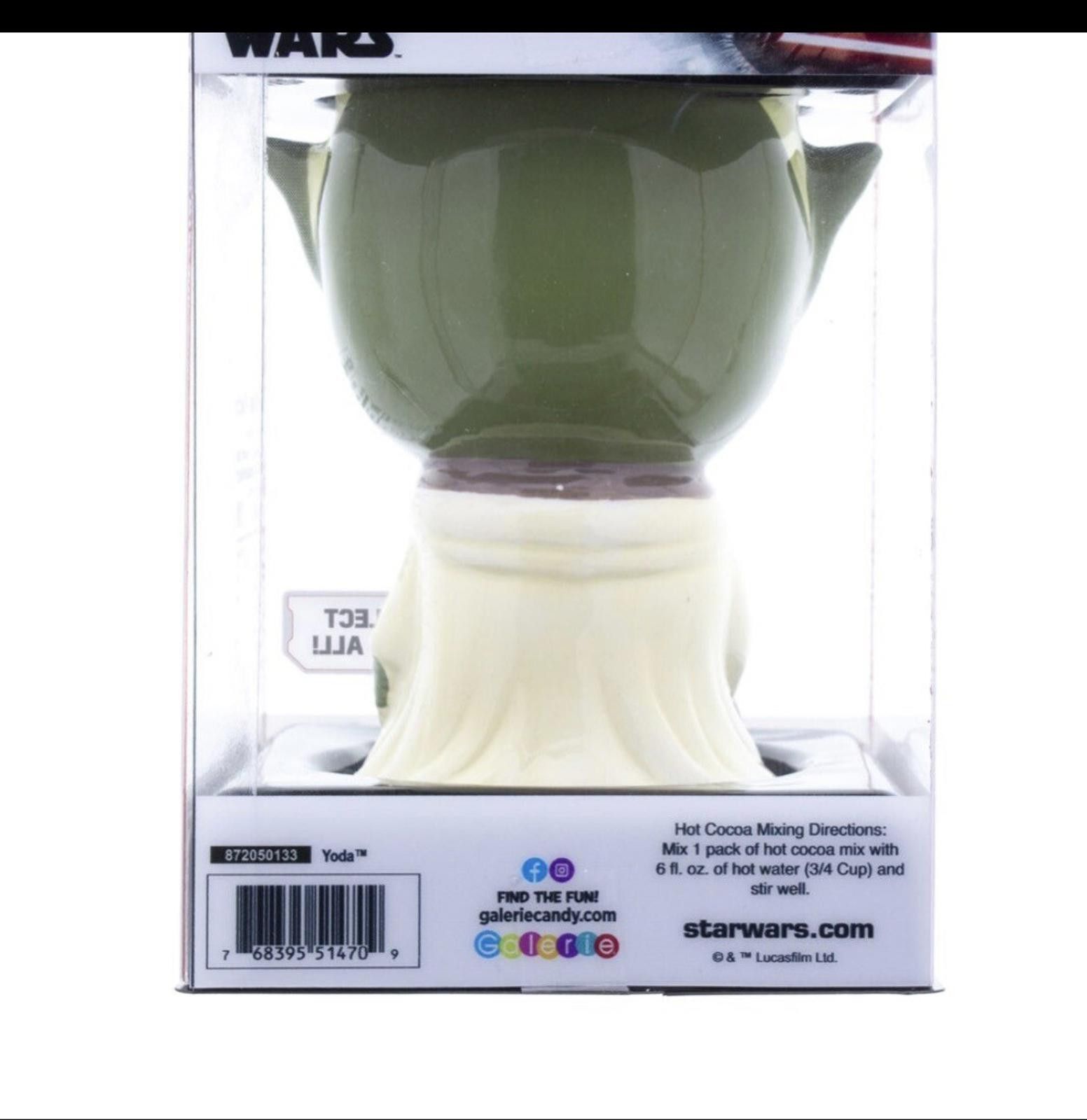 Star Wars Star Wars Yoda Ceramic Goblet Mug With Cocoa Mix NEW IN BOX Size ONE SIZE - 3 Thumbnail