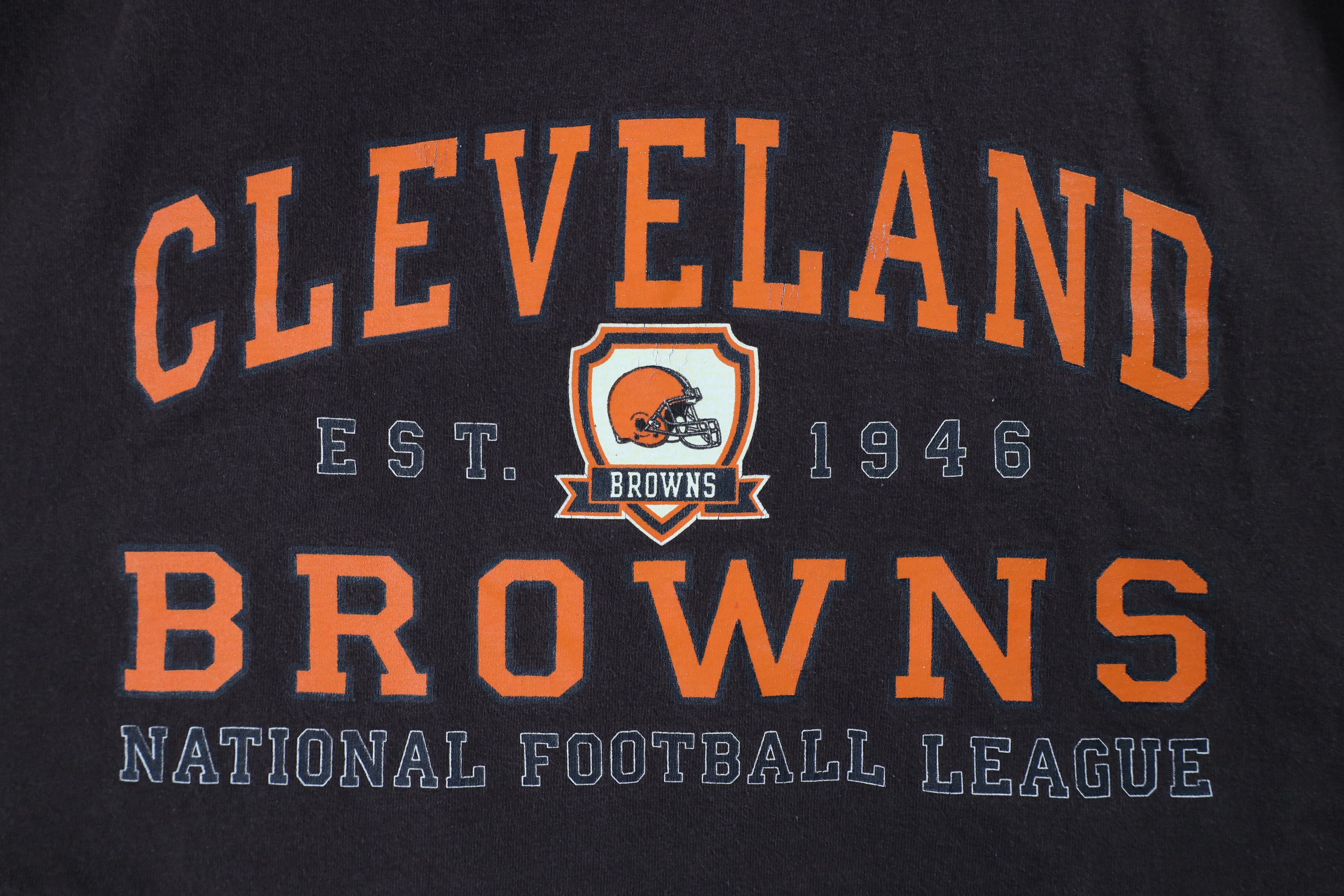 Vintage Vintage Spell Cleveland Browns Football Short Sleeve T-Shirt Size US XL / EU 56 / 4 - 4 Thumbnail