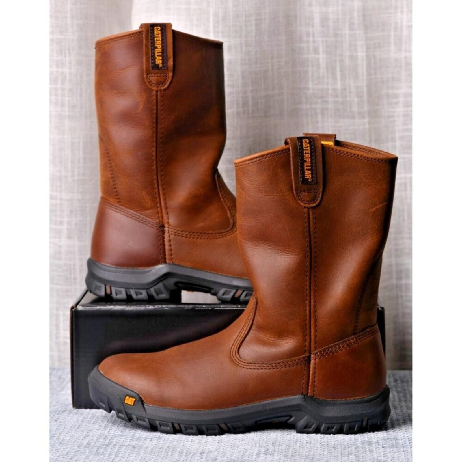 Caterpillar Caterpillar Drawbar Pull-On Leather Work Boot | ASTM F2892 Size US 7.5 / EU 40-41 - 1 Thumbnail