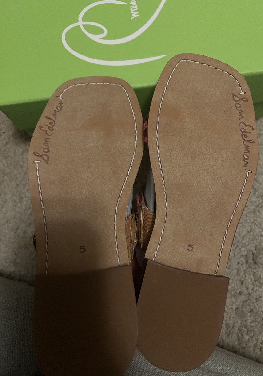 Sam Edelman SAM EDELMAN Hardyn embellished leather sandals size US 5 Size US 5 / IT 35 - 7 Thumbnail