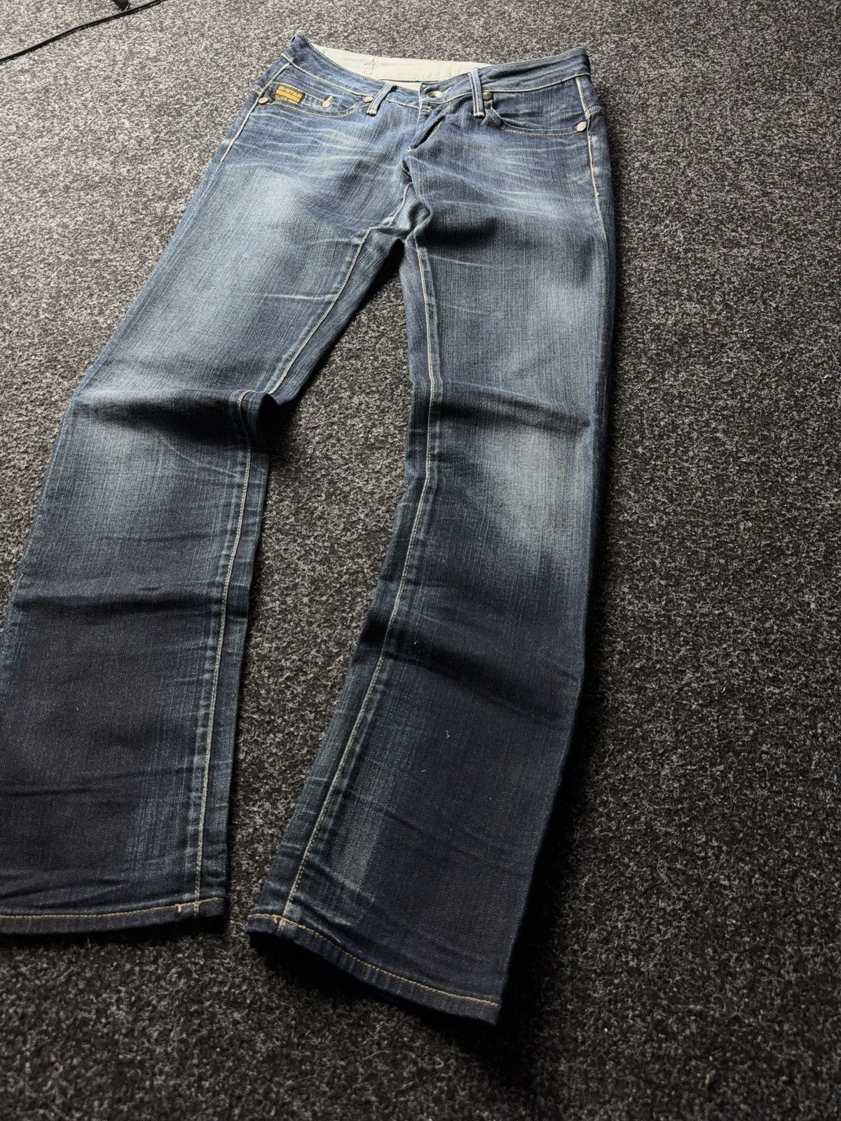 G-Star Retro Y2K 00s G-Star RAW l Vintage Distressed Denim Jeans Size 28" / US 6 / IT 42 - 3 Thumbnail