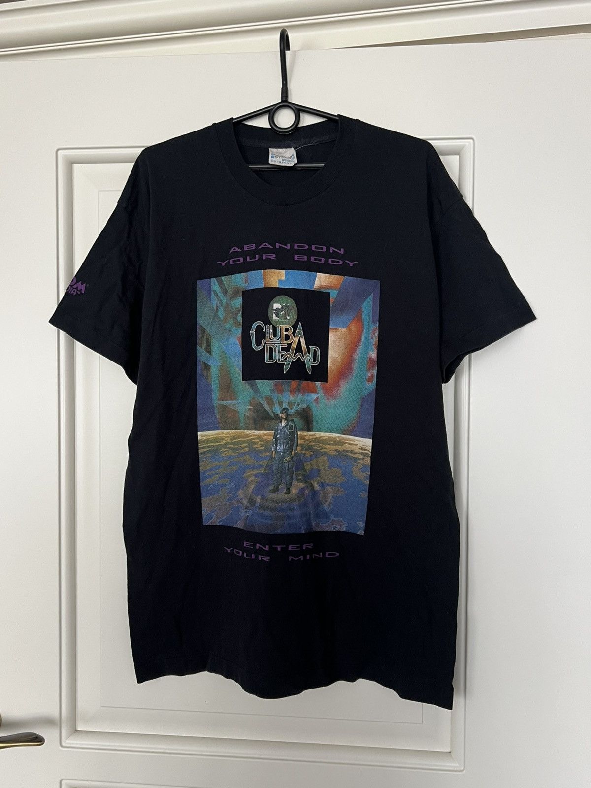 Vintage 1990s MTV Cuba Dead Tee Rave Screen Stars