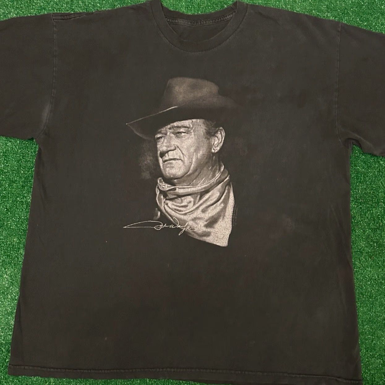 Vintage VINTAGE 90s John Wayne The Duke VTG 2007 Shirt Mens XL Black Short Sleeve Movie Cowboy Classic USA Hip Hop Shirt Size US XL / EU 56 / 4 - 4 Thumbnail