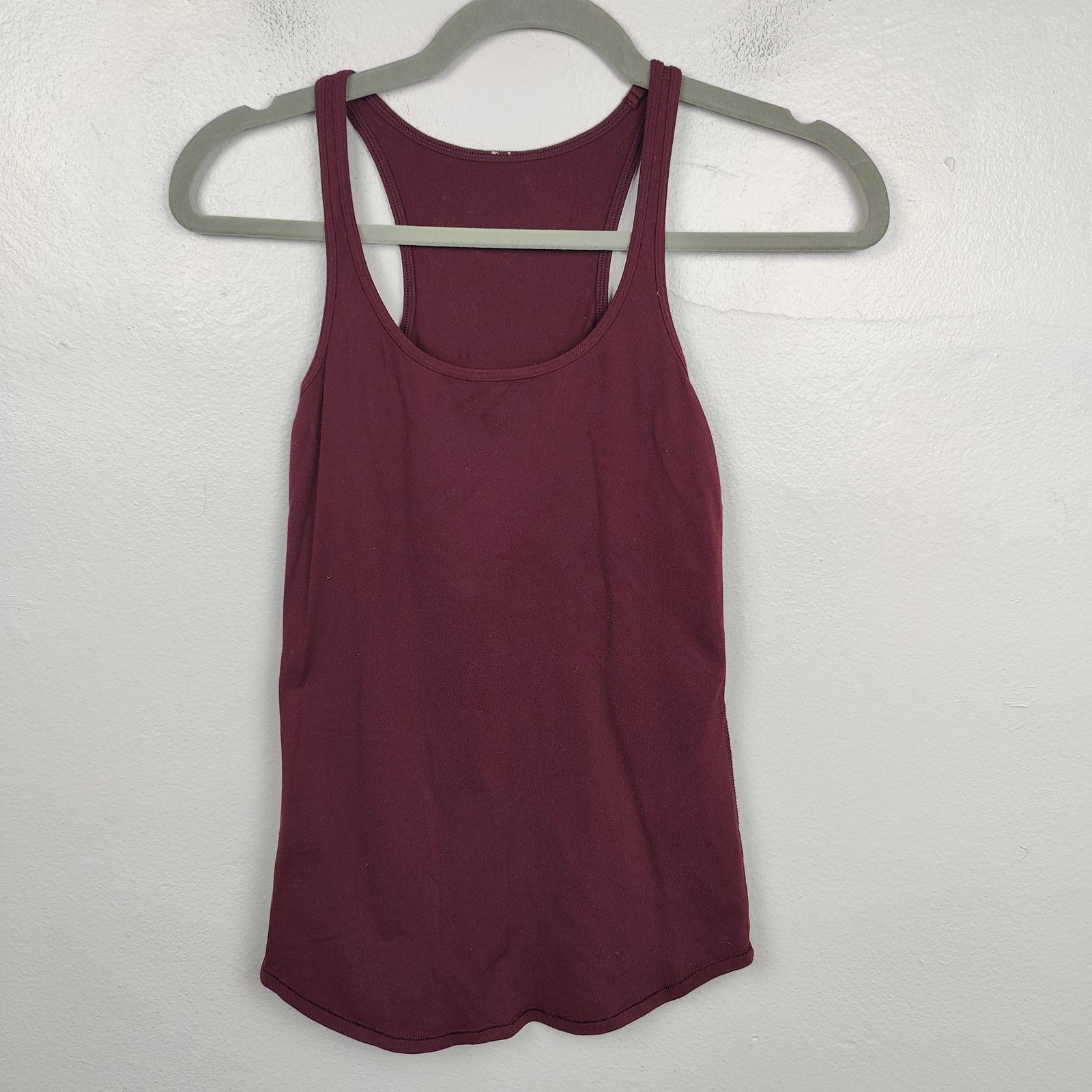 Lululemon Lululemon Cool Racerback II Tank Top Womens XS Deep Luxe Size XS / US 0-2 / IT 36-38 - 1 Thumbnail