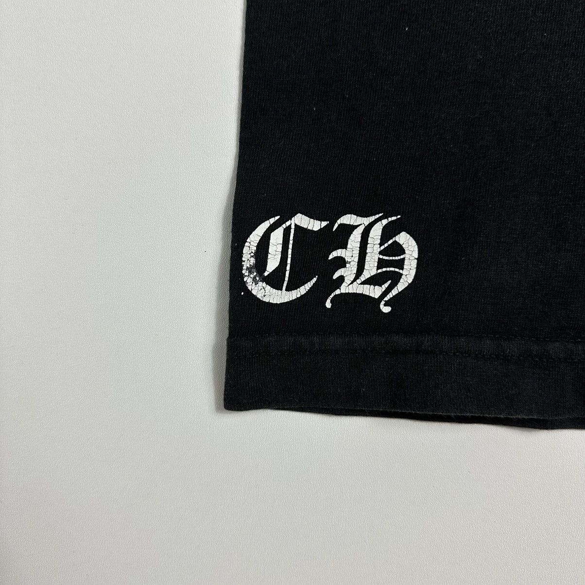 Tシャツ・カットソー Chrome Hearts Los Angeles Exclusive Tee Chrome Hearts Los Angeles Exclusive Scroll Label Cross Short