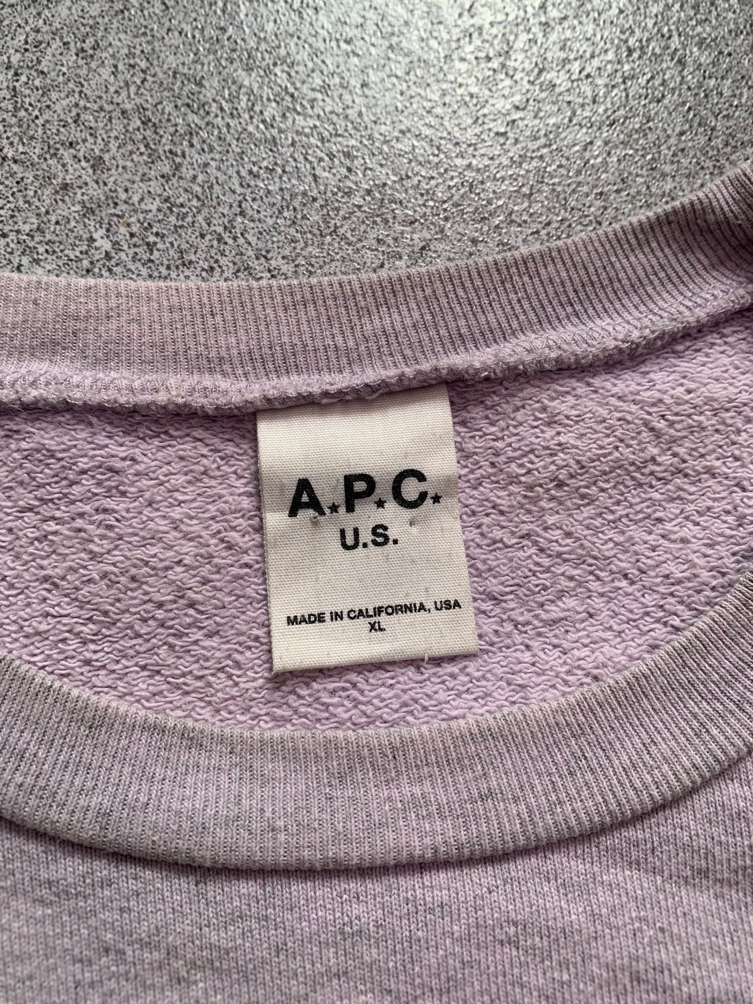 A.P.C. A.P.C. USA Crewneck Size US XL / EU 56 / 4 - 4 Thumbnail