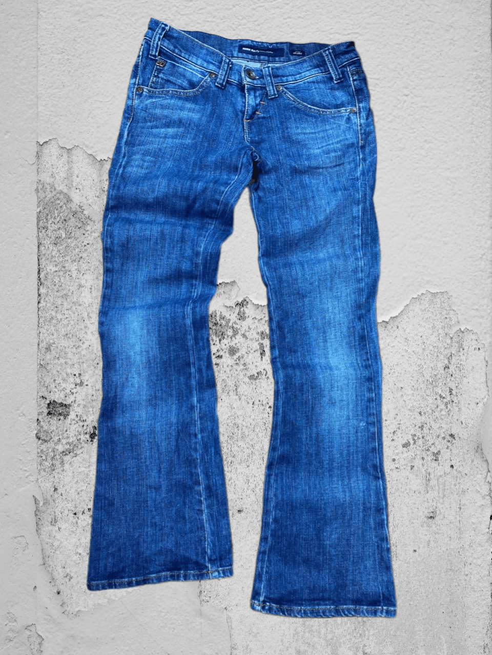 Japanese Brand Crazy Crash Dirty Baggy Faded Jean Japan Avant Garde Style Size US 28 / EU 44 - 1 Thumbnail