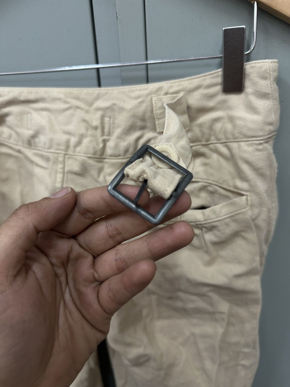 45rpm 45rpm Japan Heavy Cotton Unique Suspender Style Trousers Size US 30 / EU 46 - 9 Thumbnail