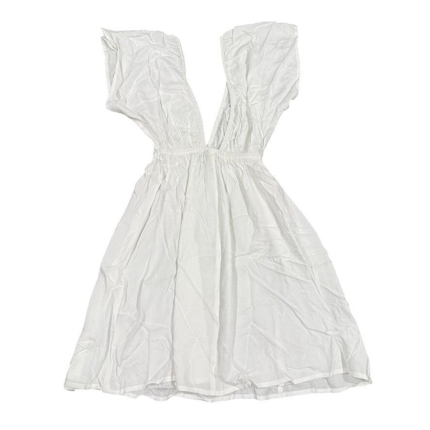 Asos ASOS Design Tall Flutter Sleeve Mini Beach Dress, Size 0 Size XS / US 0-2 / IT 36-38 - 3 Thumbnail