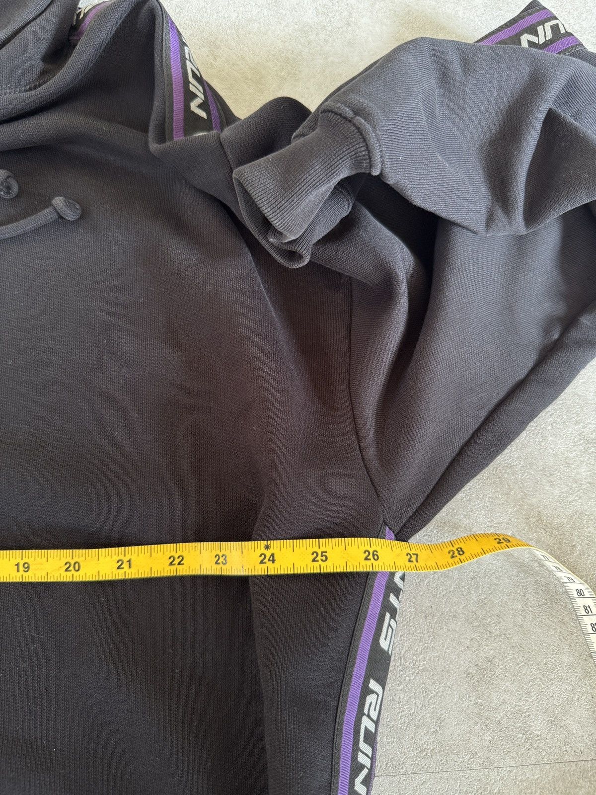 Vetements *RARE* VETEMENTS RUN TAPE LOGO OVERSIZED SWEATER HOODIE Size US XS / EU 42 / 0 - 13 Thumbnail